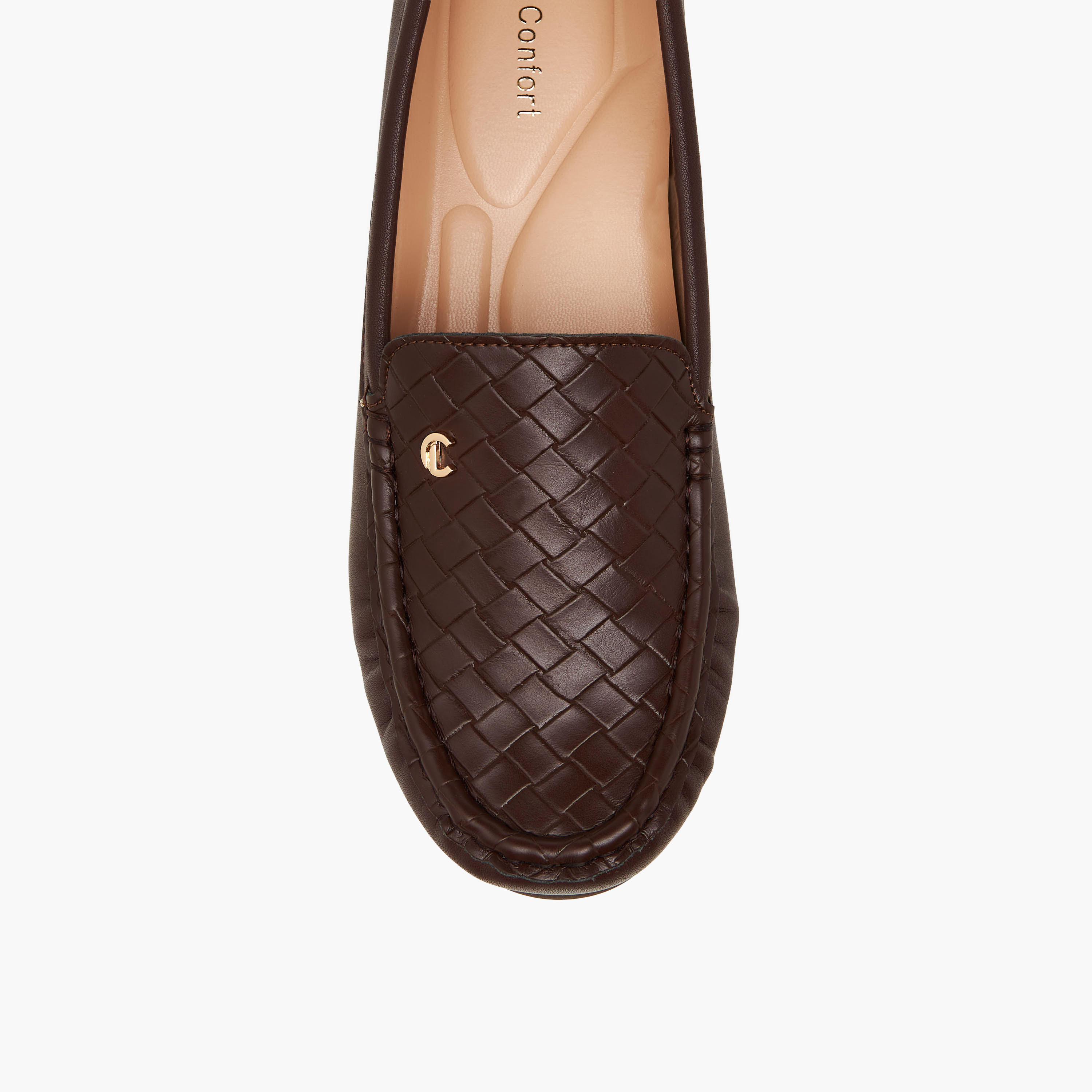Le Confort Women Wedge Heel Loafers-women-shoes-sandals-heeled-image-4