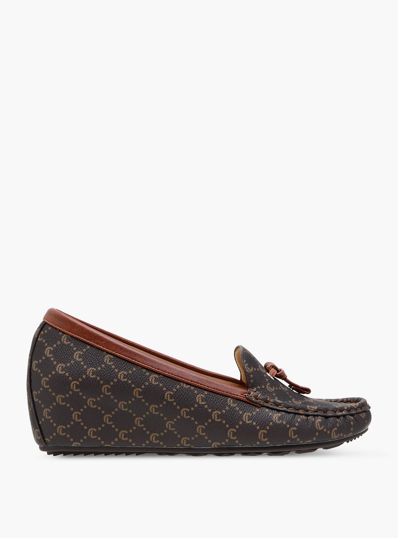 Le Confort Monogram Print Slip-On Loafers-women-shoes-loafersandmoccasins-image-4