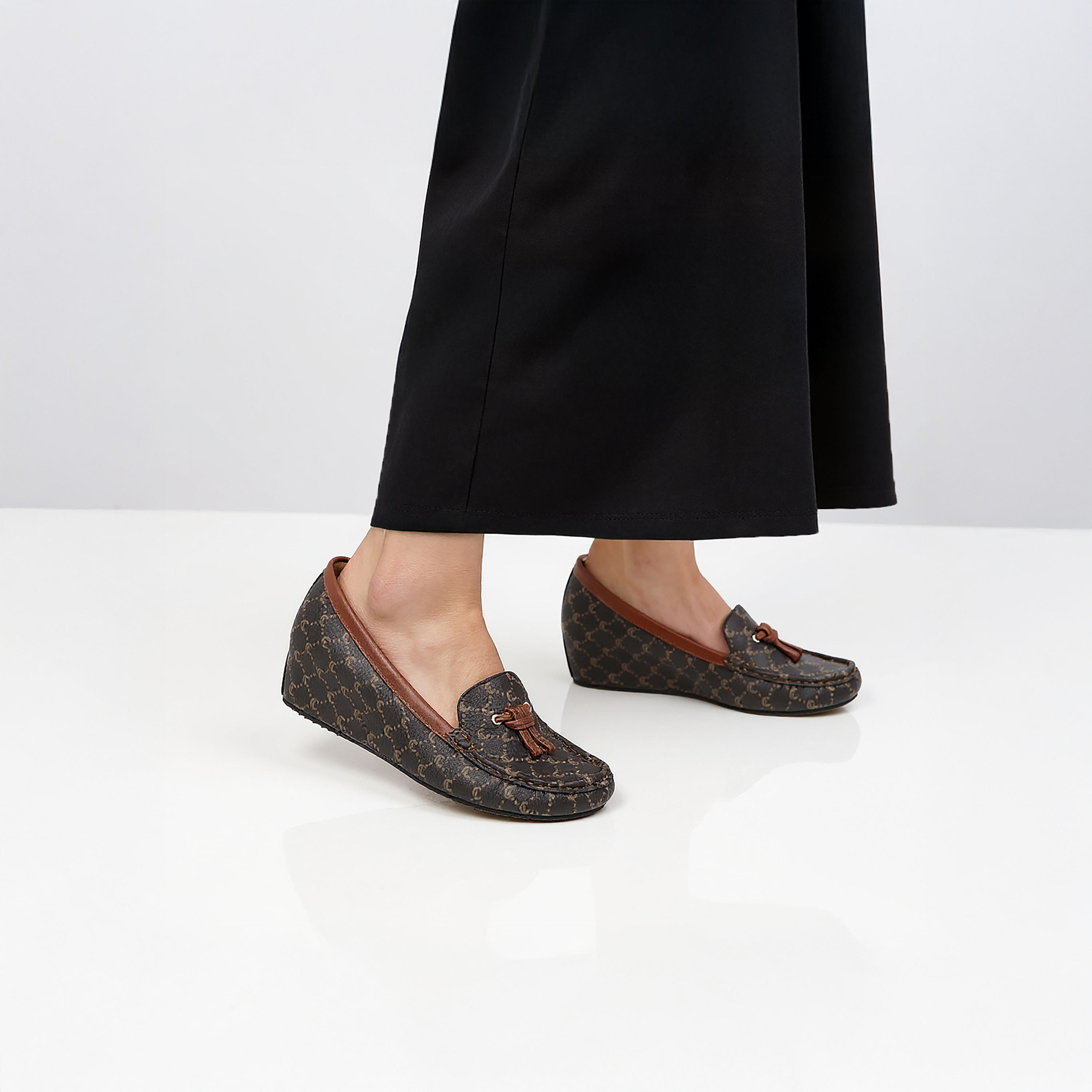 Le Confort Monogram Print Slip-On Loafers-women-shoes-loafersandmoccasins-image-2