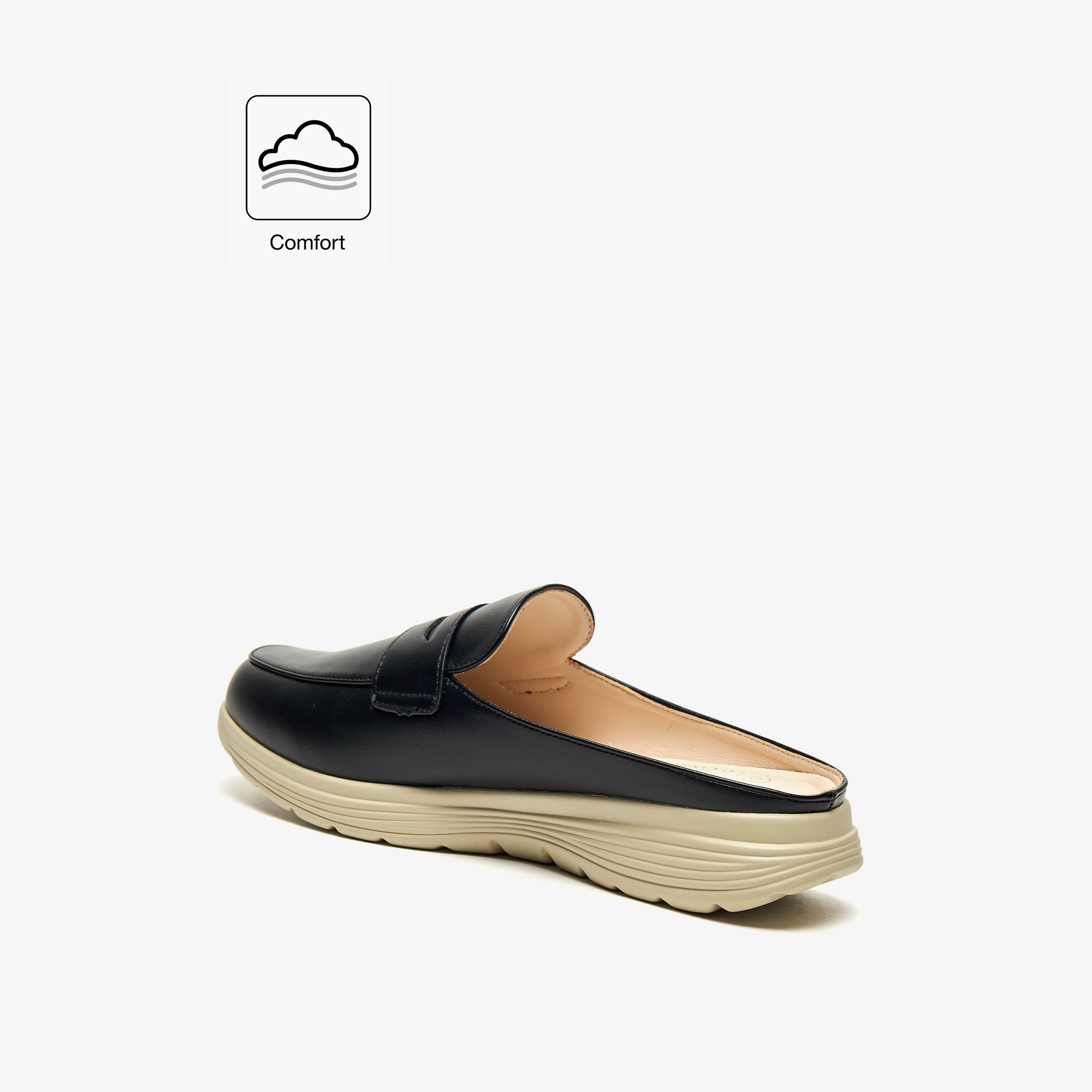 Le Confort Solid Slip-On Comfort Mules-women-shoes-flats-loafers-image-3