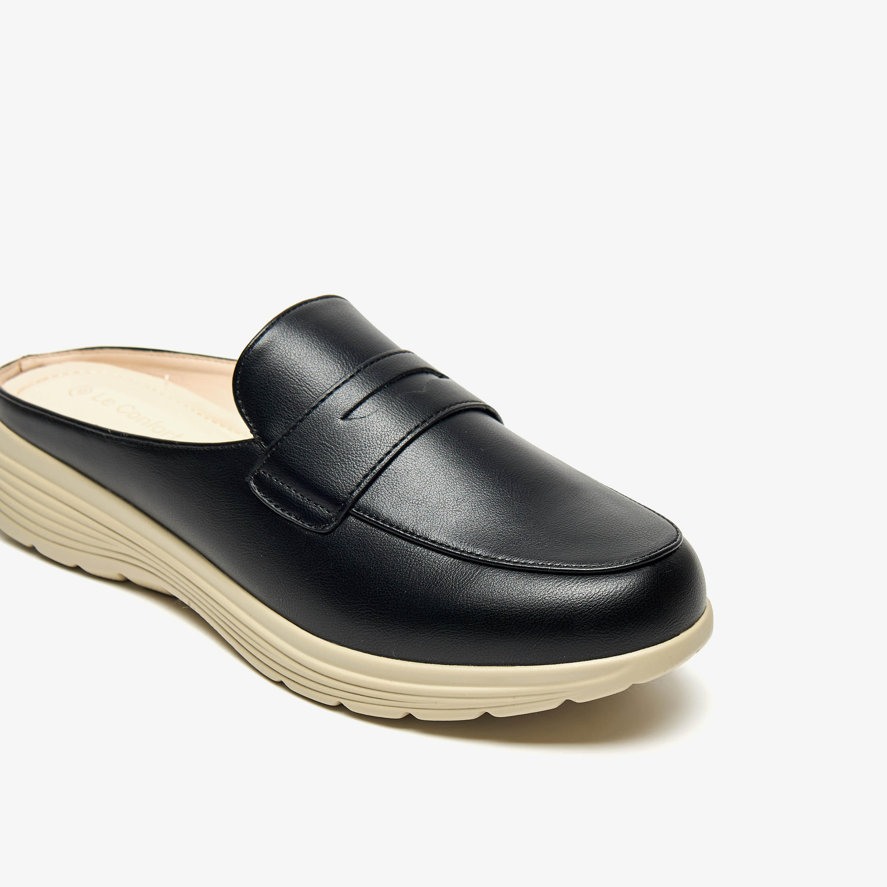 Le Confort Solid Slip-On Comfort Mules-women-shoes-flats-loafers-image-5