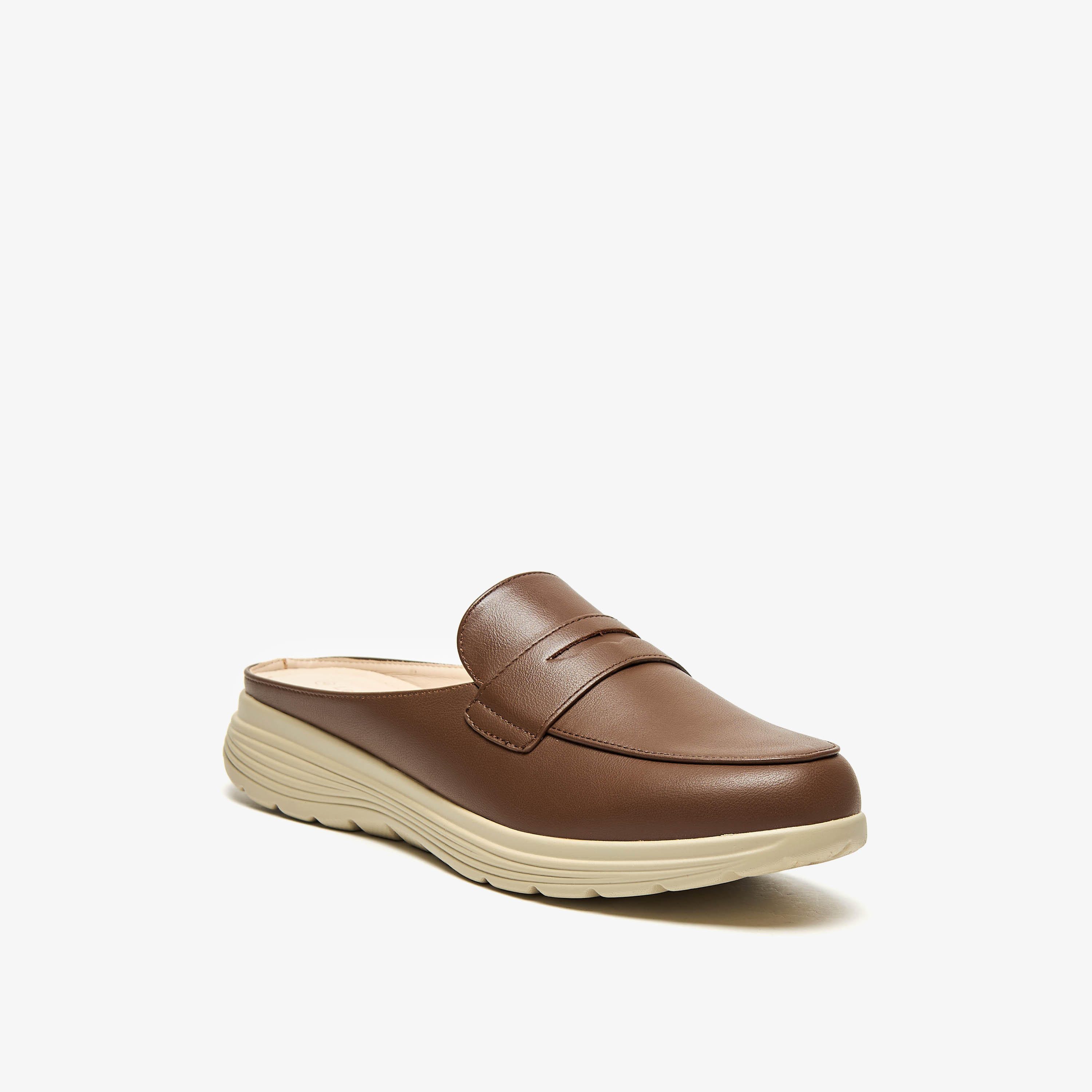 Le Confort Solid Slip-On Comfort Mules-women-shoes-flats-loafers-image-1