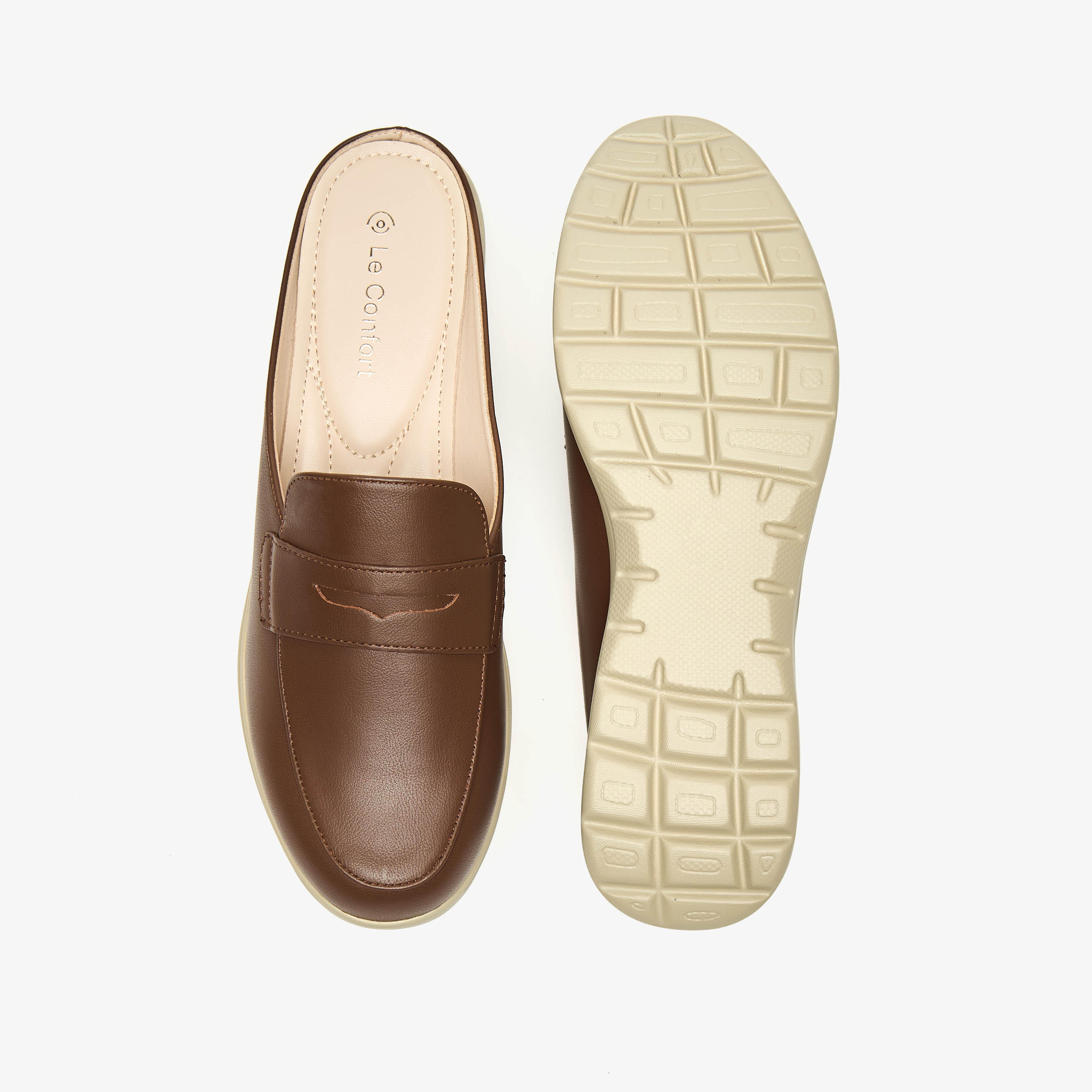 Le Confort Solid Slip-On Comfort Mules-women-shoes-flats-loafers-image-4