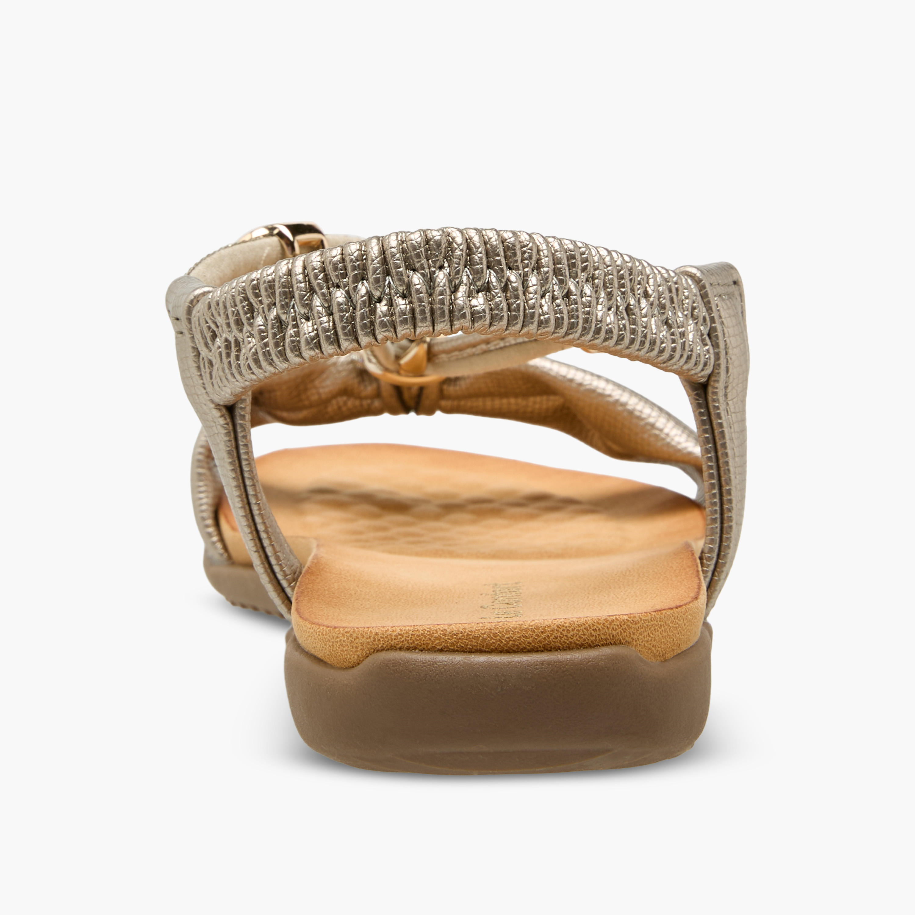 Le Confort Women Metallic Accent Strap Sandals-women-shoes-flats-sandals-image-4
