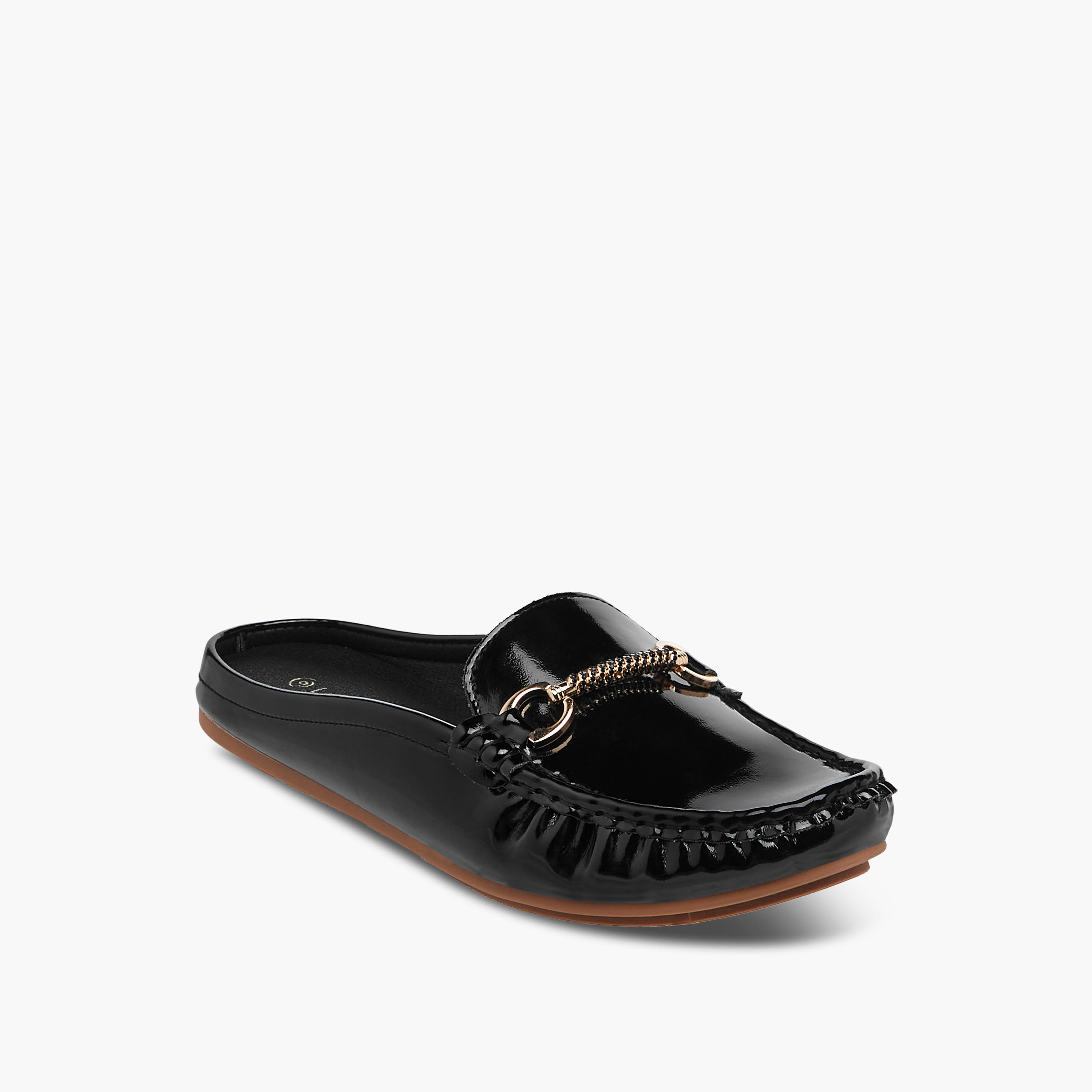 Le Confort Slip-On Comfort Mules with Metal Accent-women-shoes-flats-mules-image-2