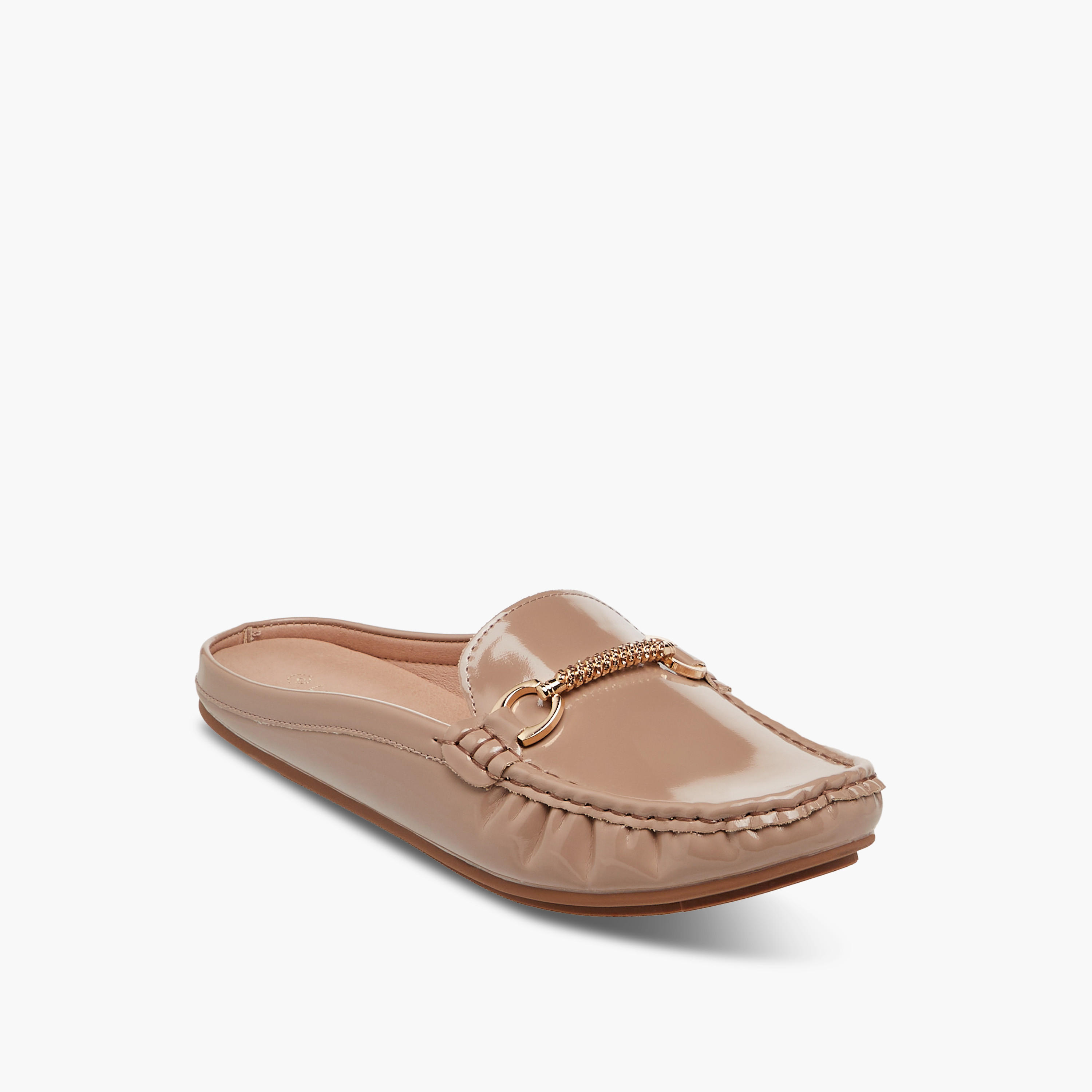 Le Confort Slip-On Comfort Mules with Metal Accent-women-shoes-flats-mules-image-2