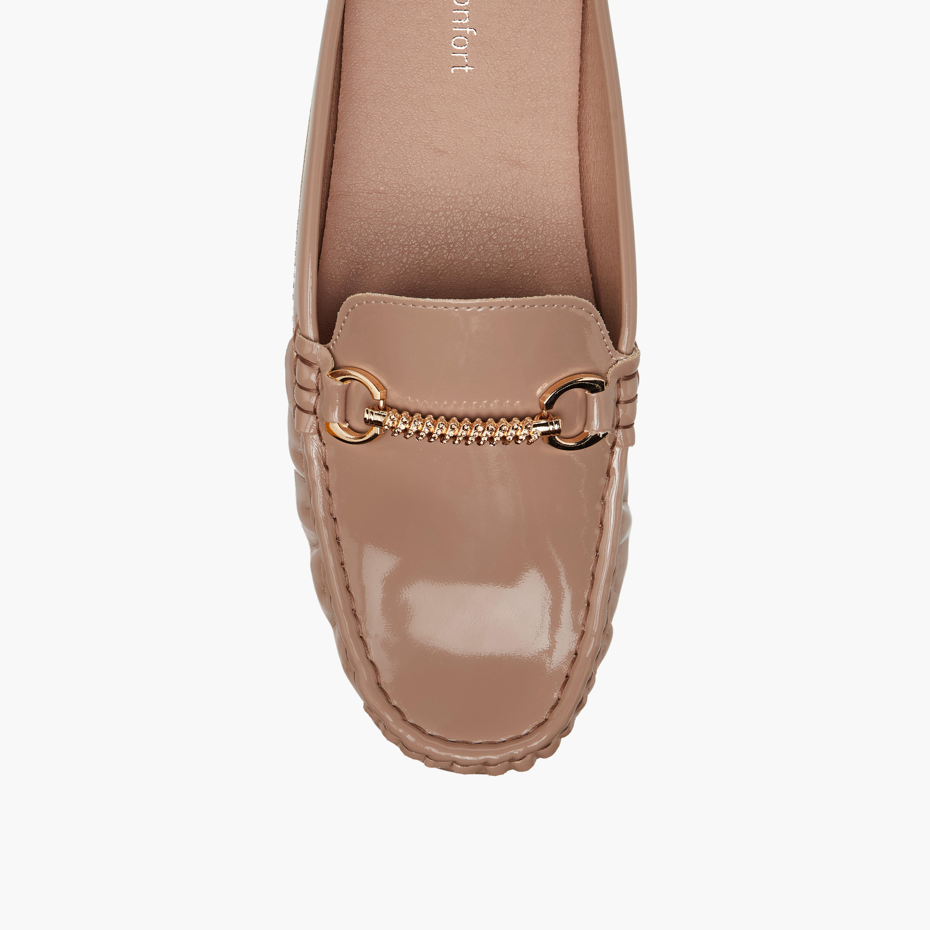 Le Confort Slip-On Comfort Mules with Metal Accent-women-shoes-flats-mules-image-4