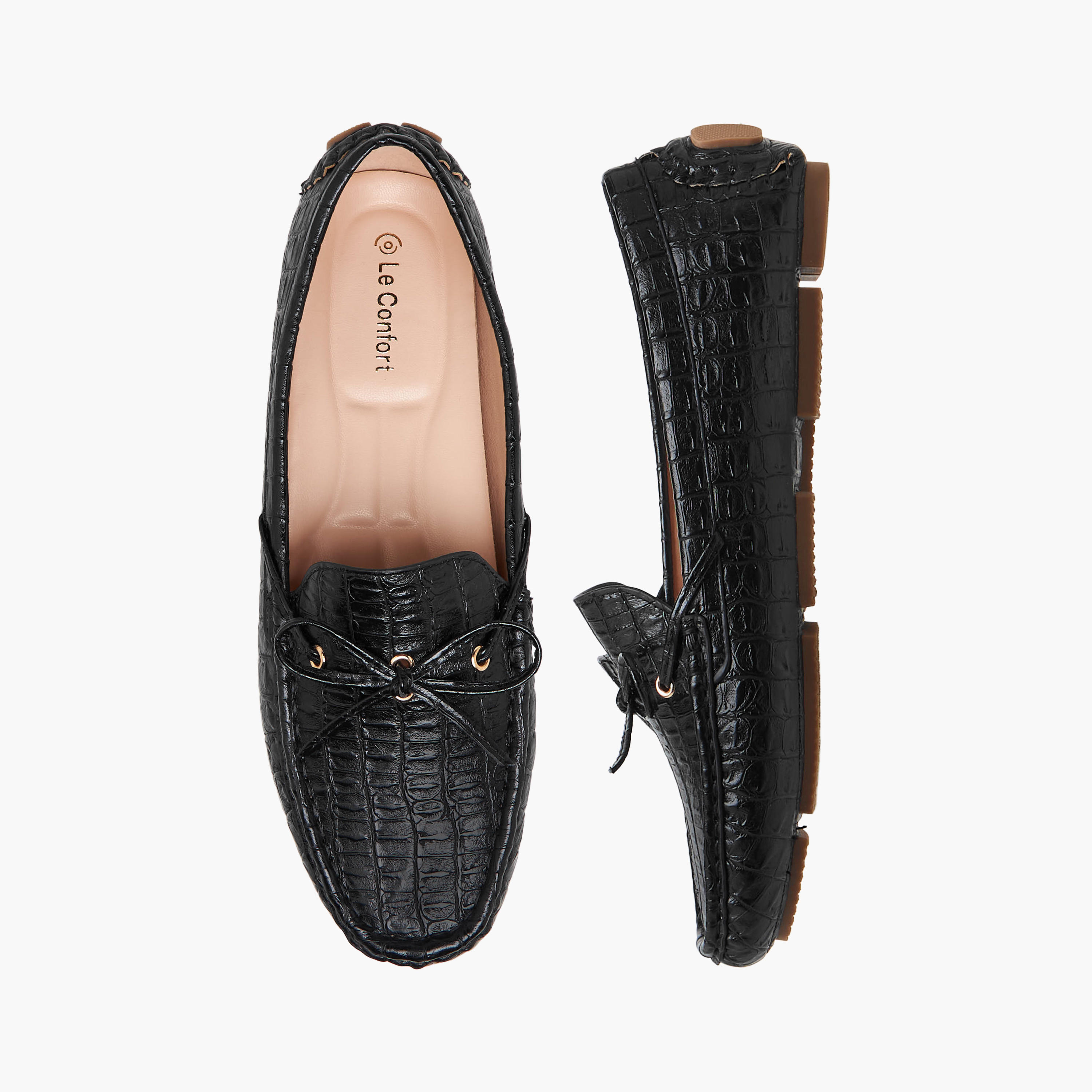 Le Confort Women Bow Detail Moccasins-women-shoes-loafersandmoccasins-image-1