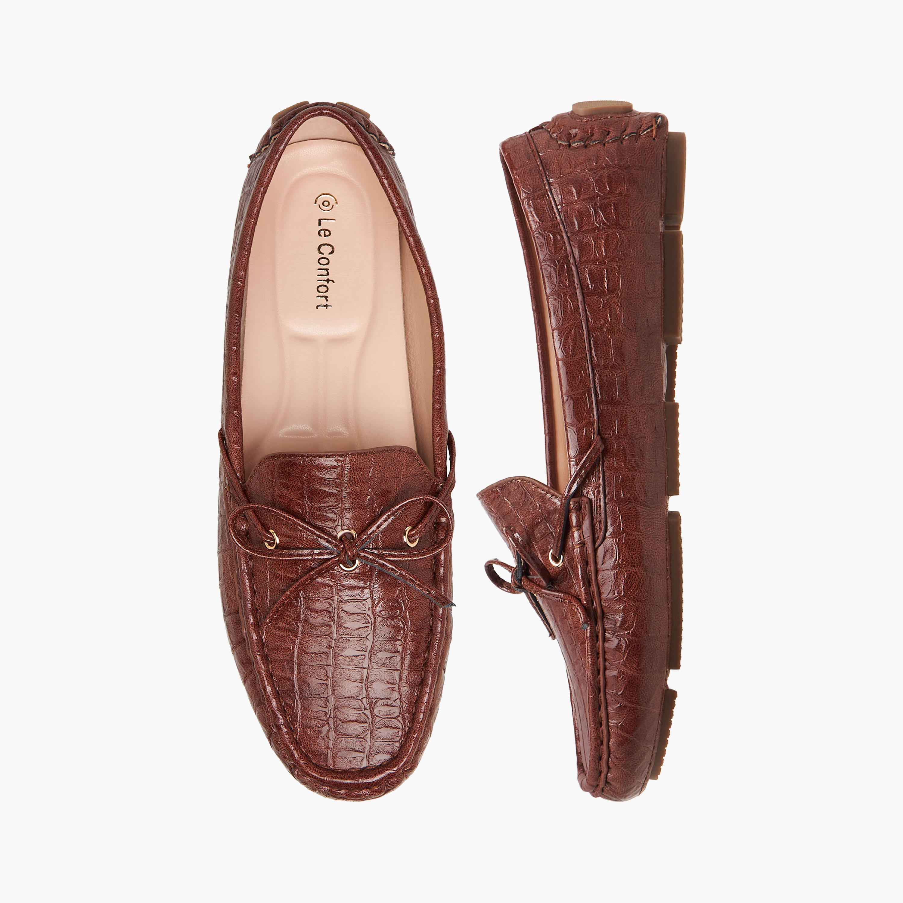 Le Confort Women Bow Detail Moccasins-women-shoes-loafersandmoccasins-image-1