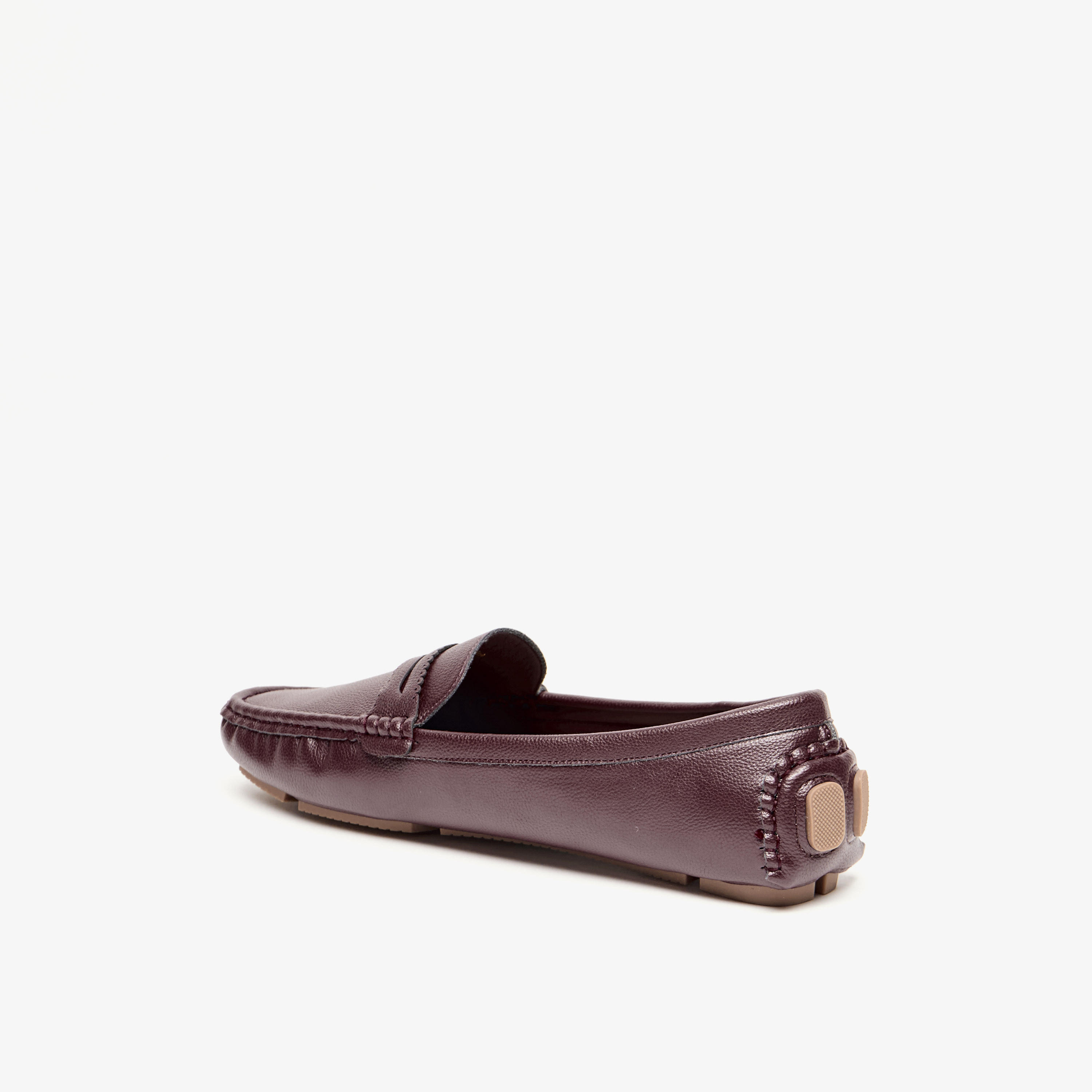 Le Confort Textured Slip-On Moccasins-women-shoes-flats-loafers-image-2
