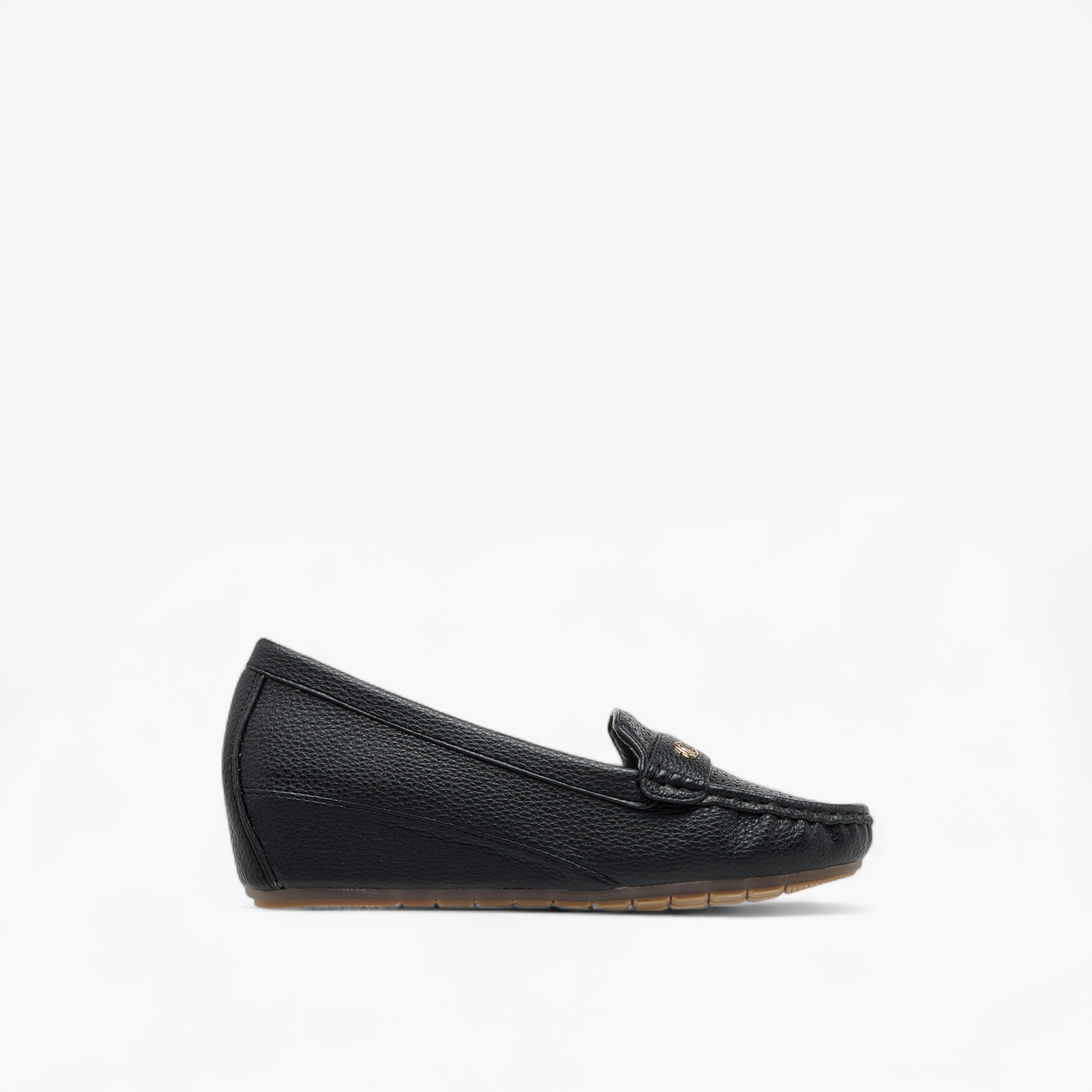 Le Confort Textured Slip-On Loafers with Wedge Heels-women-shoes-loafersandmoccasins-image-3