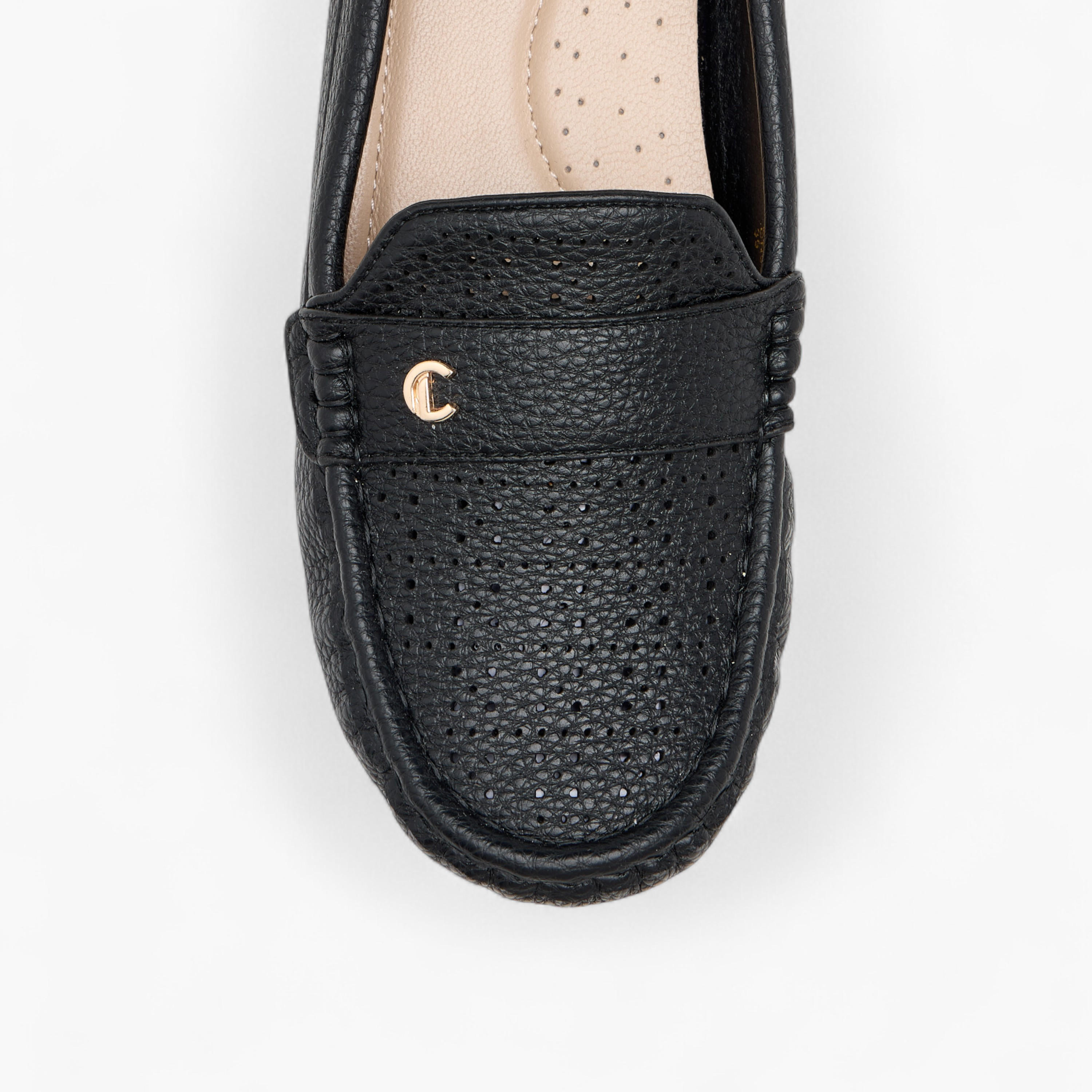 Le Confort Textured Slip-On Loafers with Wedge Heels-women-shoes-loafersandmoccasins-image-4