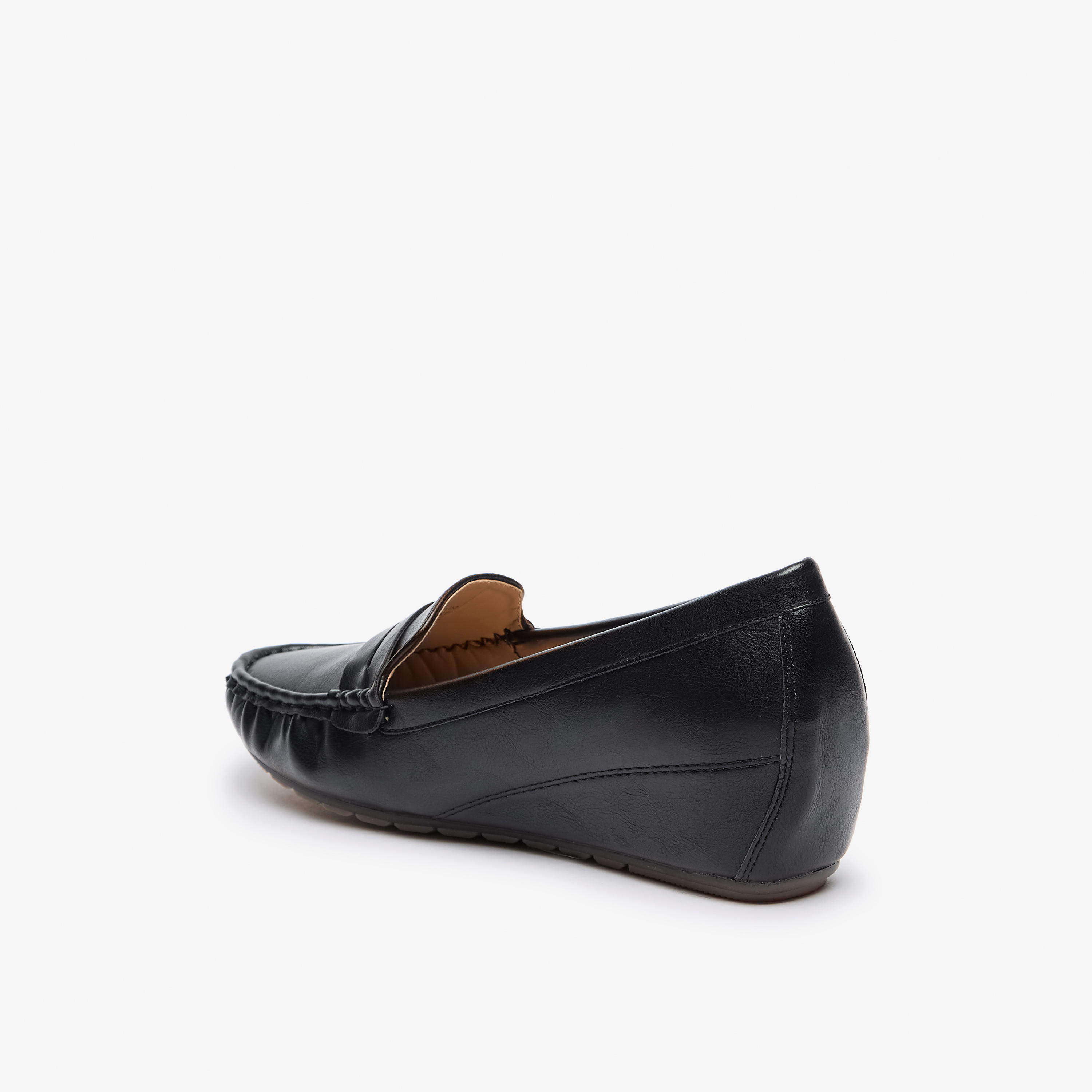 حذاء سادة سهل الارتداء بكعب ويدج من فلورا بيلا-women-shoes-loafersandmoccasins-image-2