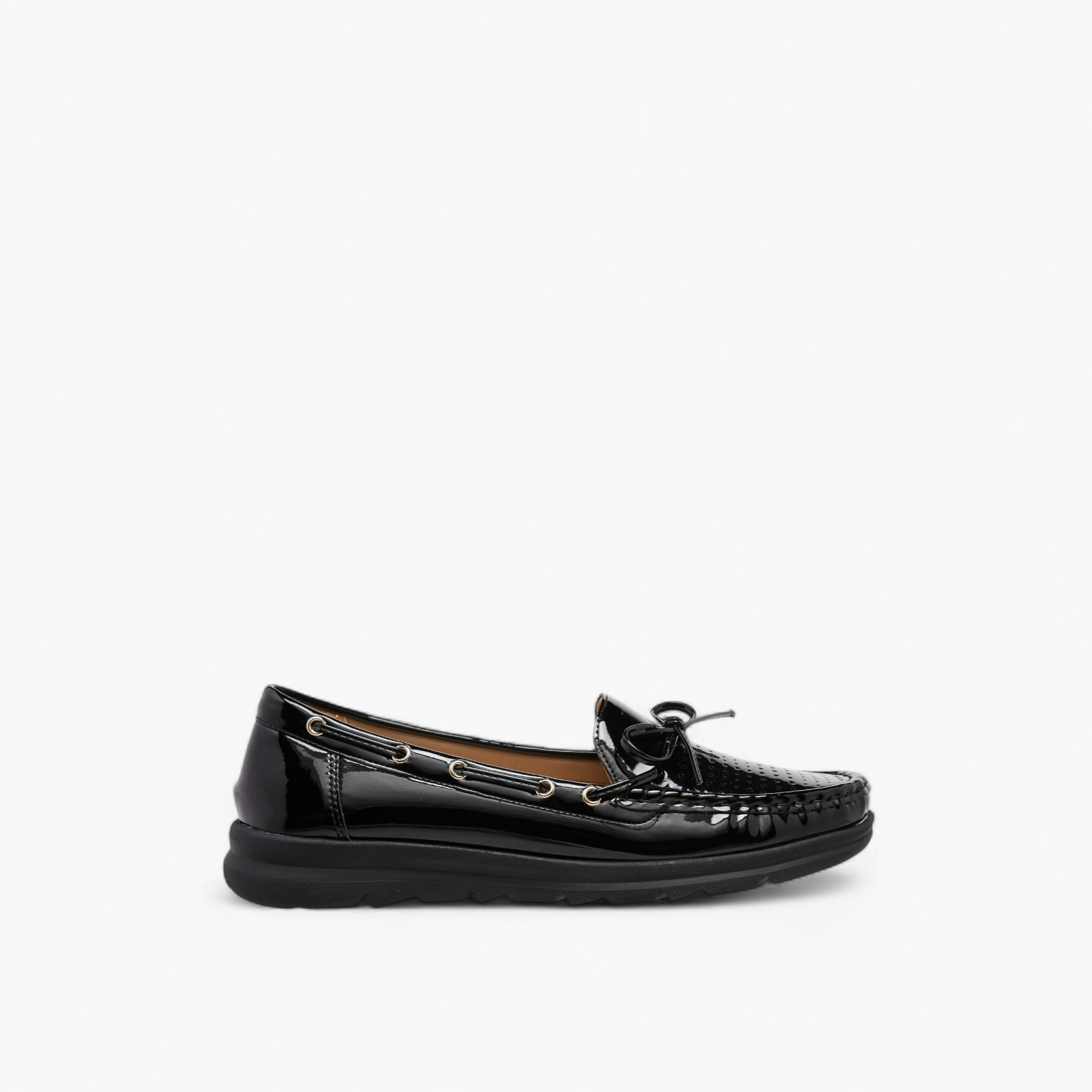Le Confort Bow Accent Slip-On Loafers-women-shoes-loafersandmoccasins-image-3