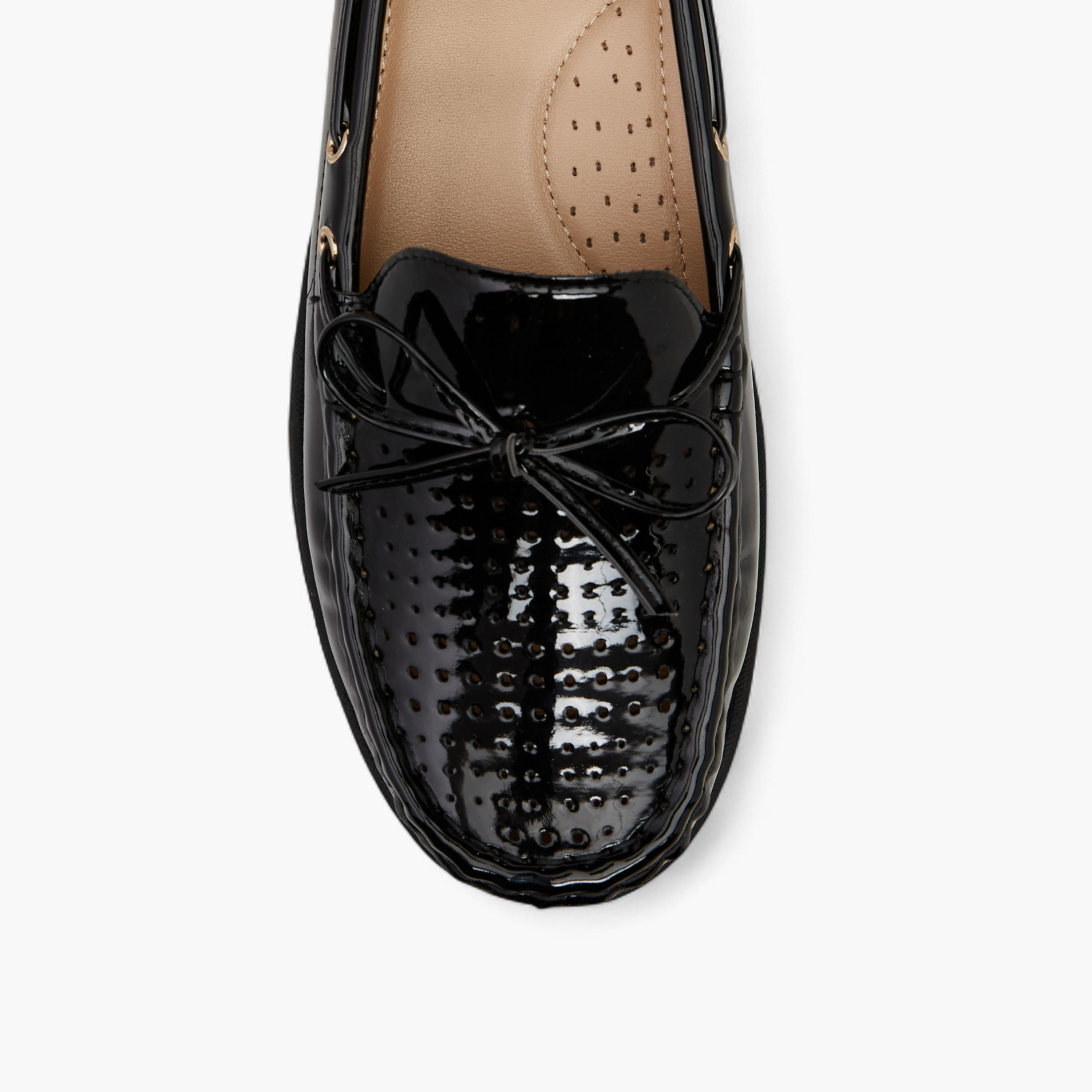 Le Confort Bow Accent Slip-On Loafers-women-shoes-loafersandmoccasins-image-4
