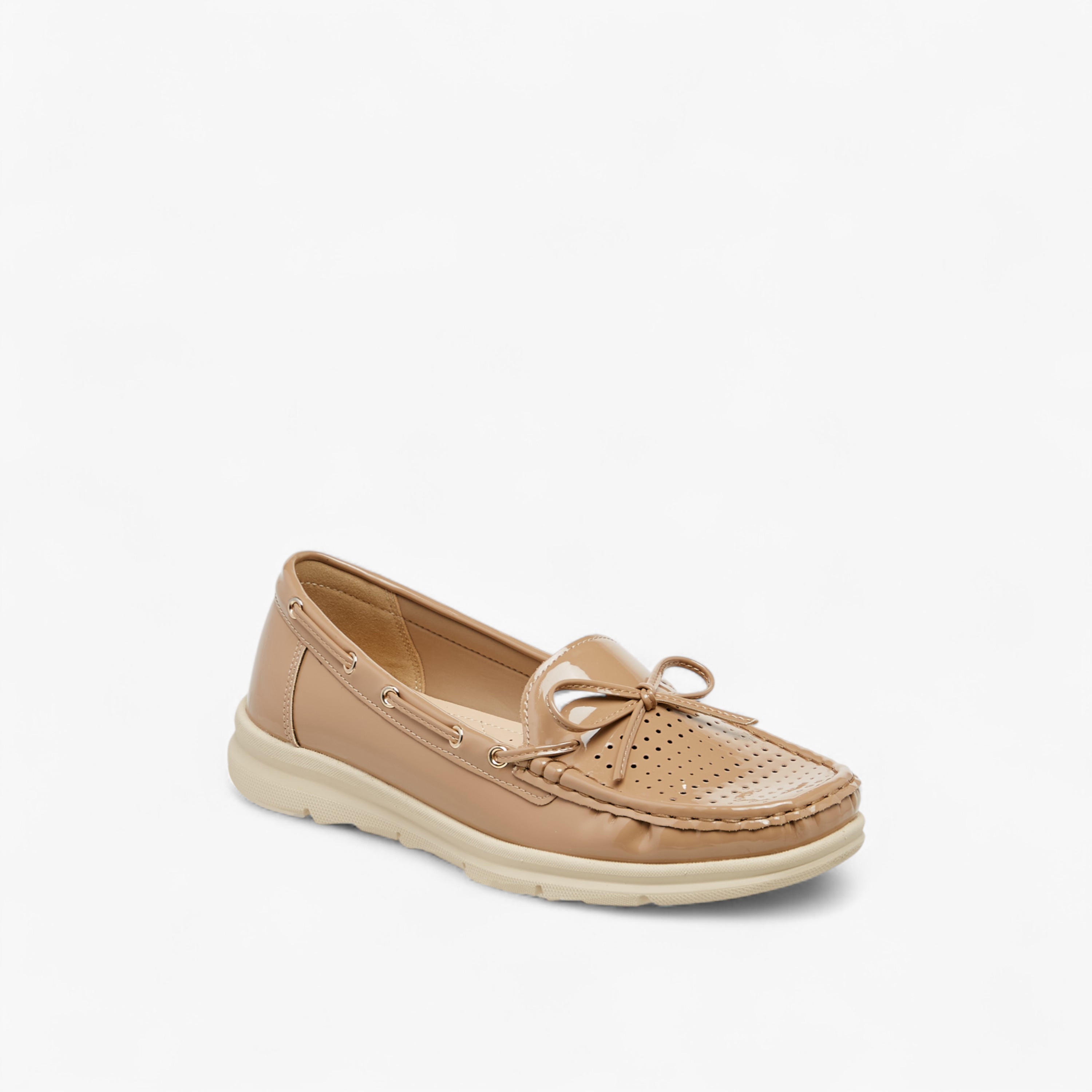 Le Confort Bow Accent Slip-On Loafers-women-shoes-loafersandmoccasins-image-2