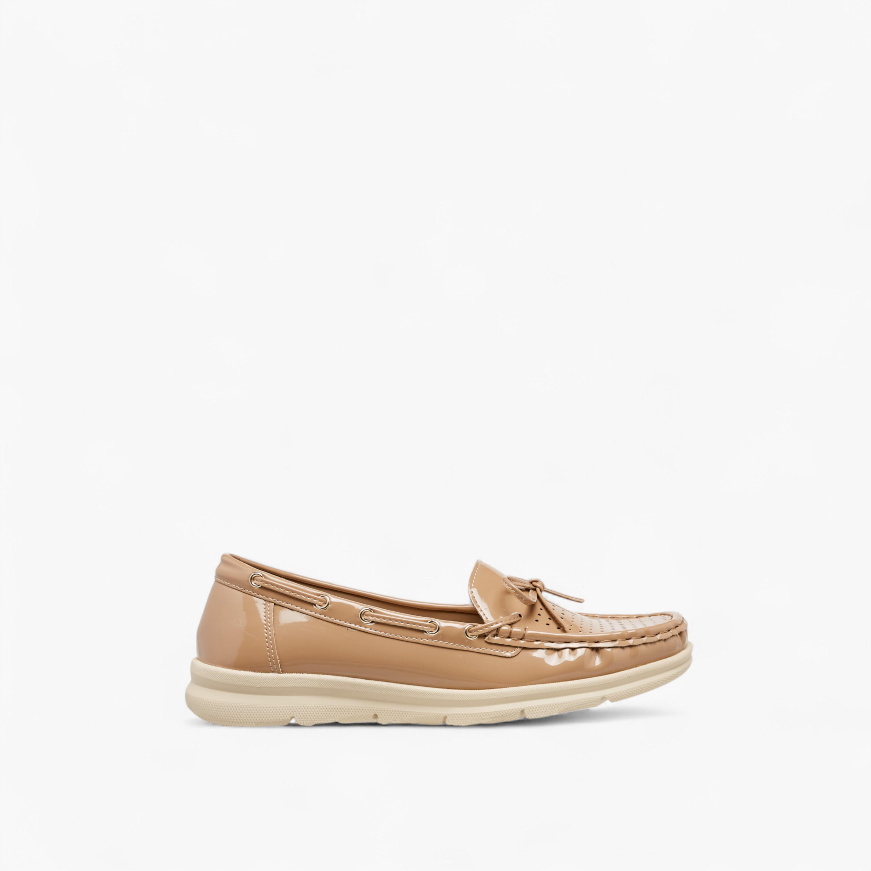 Le Confort Bow Accent Slip-On Loafers-women-shoes-loafersandmoccasins-image-3