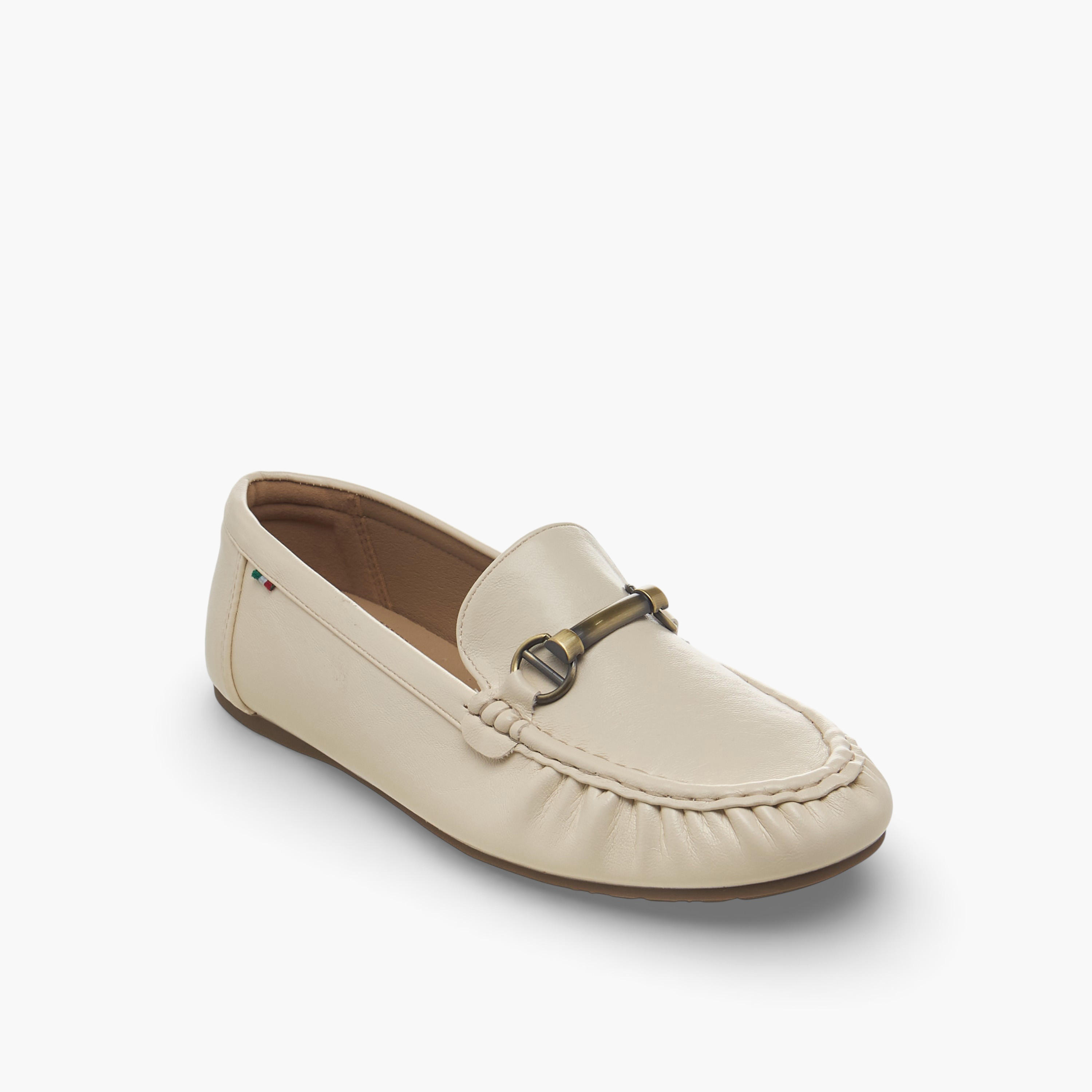 Renzo Ruganni Women Metallic Accent Moccasins-women-shoes-loafersandmoccasins-image-2