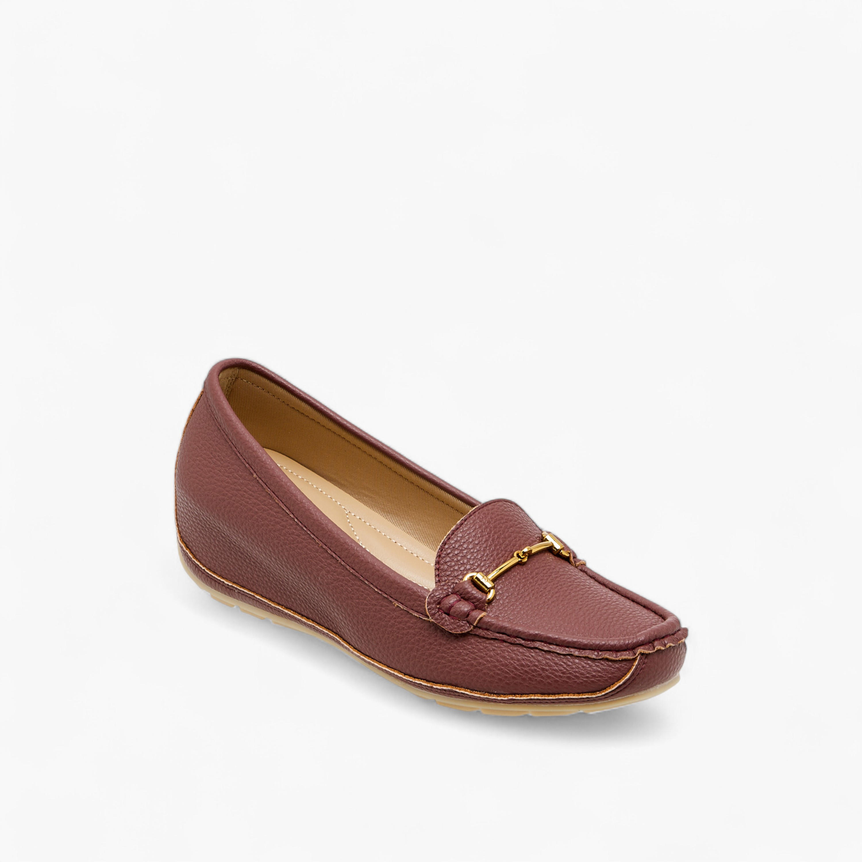 Le Confort Metal Accent Comfort Loafers with Wedge Heels-women-shoes-loafersandmoccasins-image-2