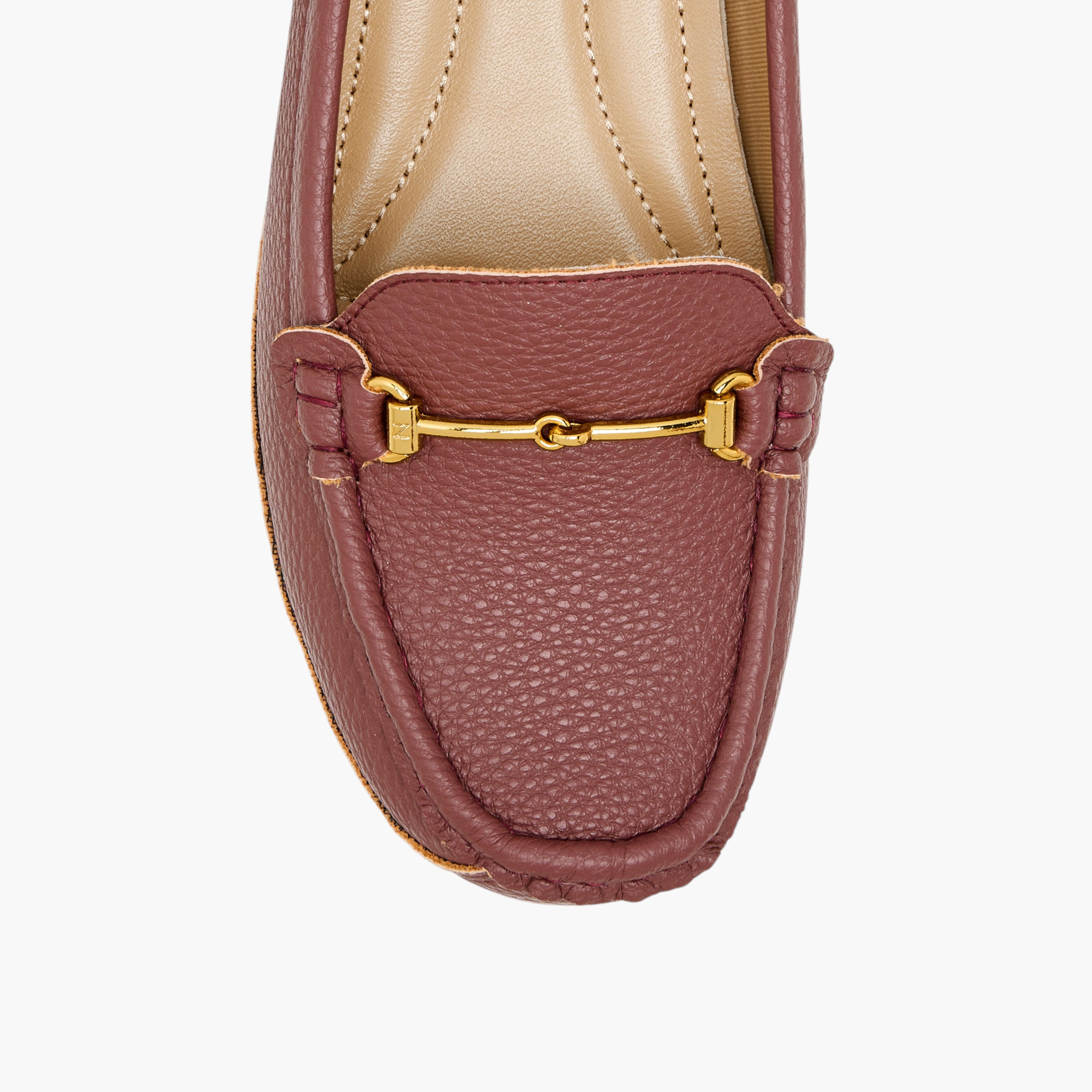 Le Confort Metal Accent Comfort Loafers with Wedge Heels-women-shoes-loafersandmoccasins-image-4