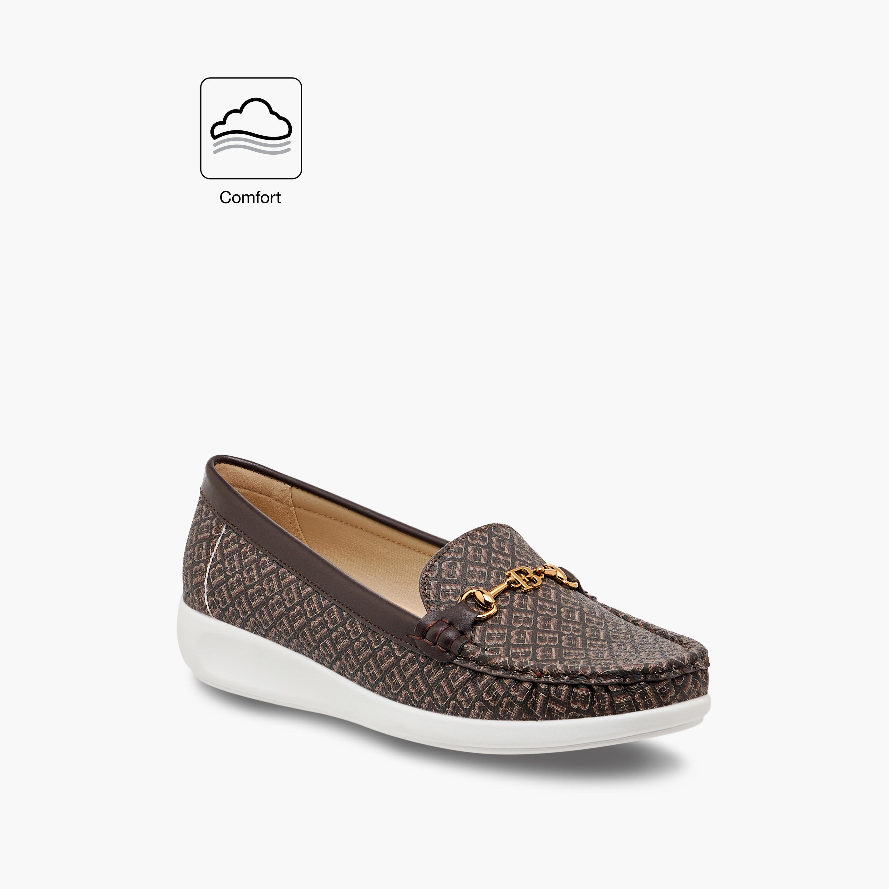 Flora Bella Monogram Print Slip-On Comfort Loafers-women-shoes-loafersandmoccasins-image-2