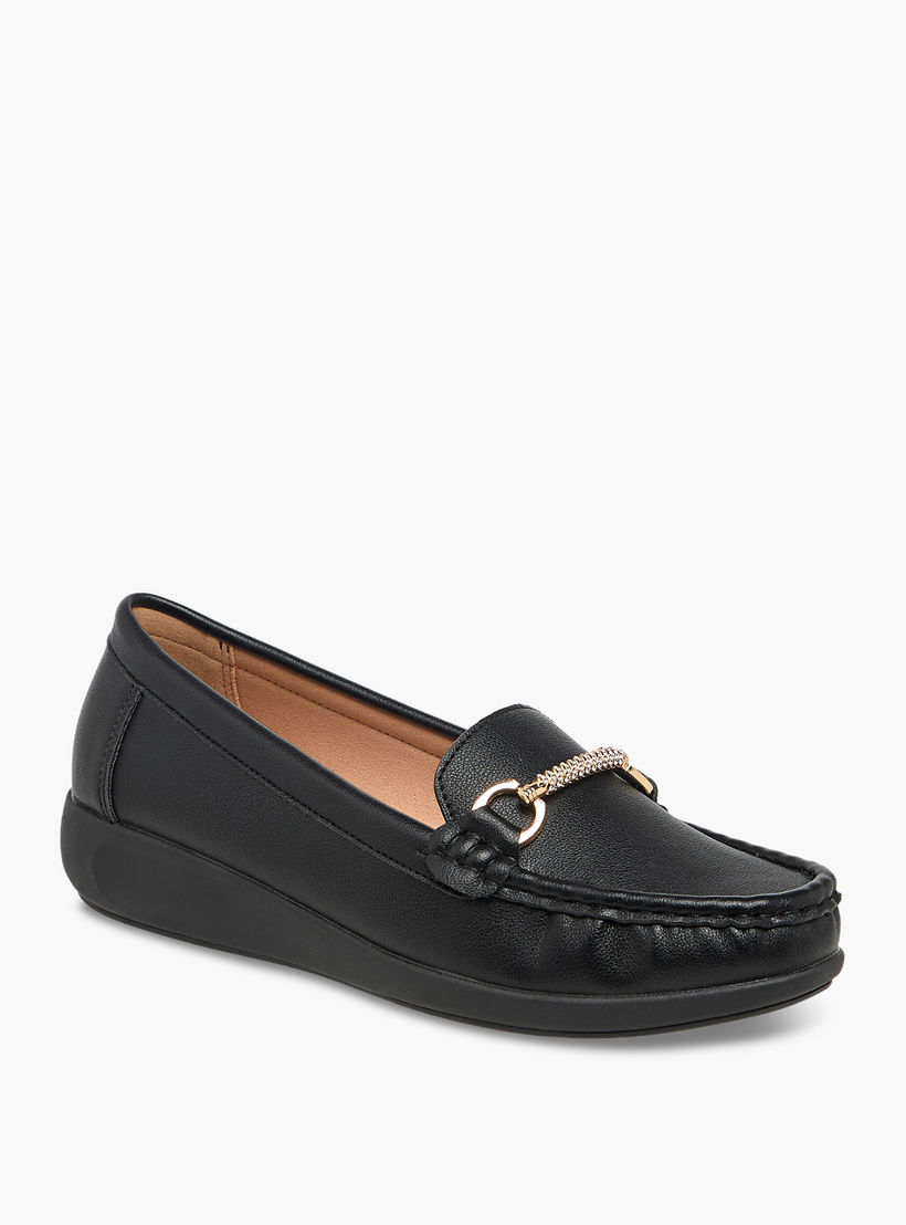 Flora Bella Womens' Slip-On Loafers with Metallic Accent-women-shoes-flats-loafers-image-2