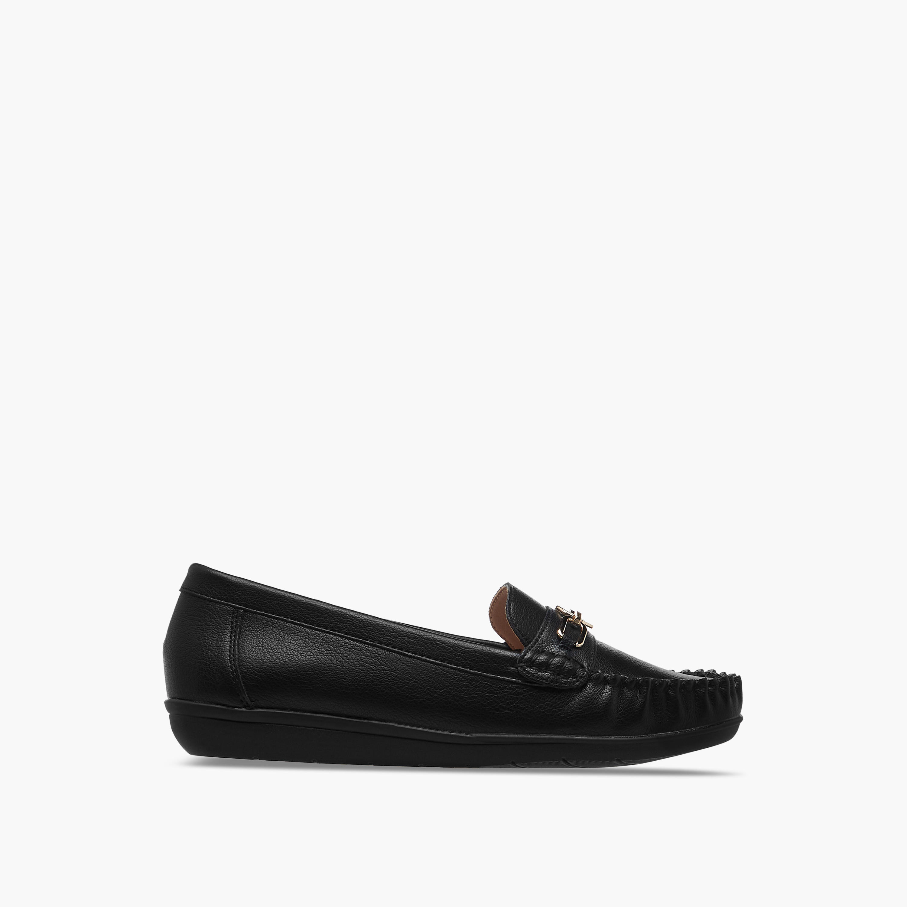 Le Confort Solid Slip-On Comfort Loafers with Metal Accent-women-shoes-loafersandmoccasins-image-3