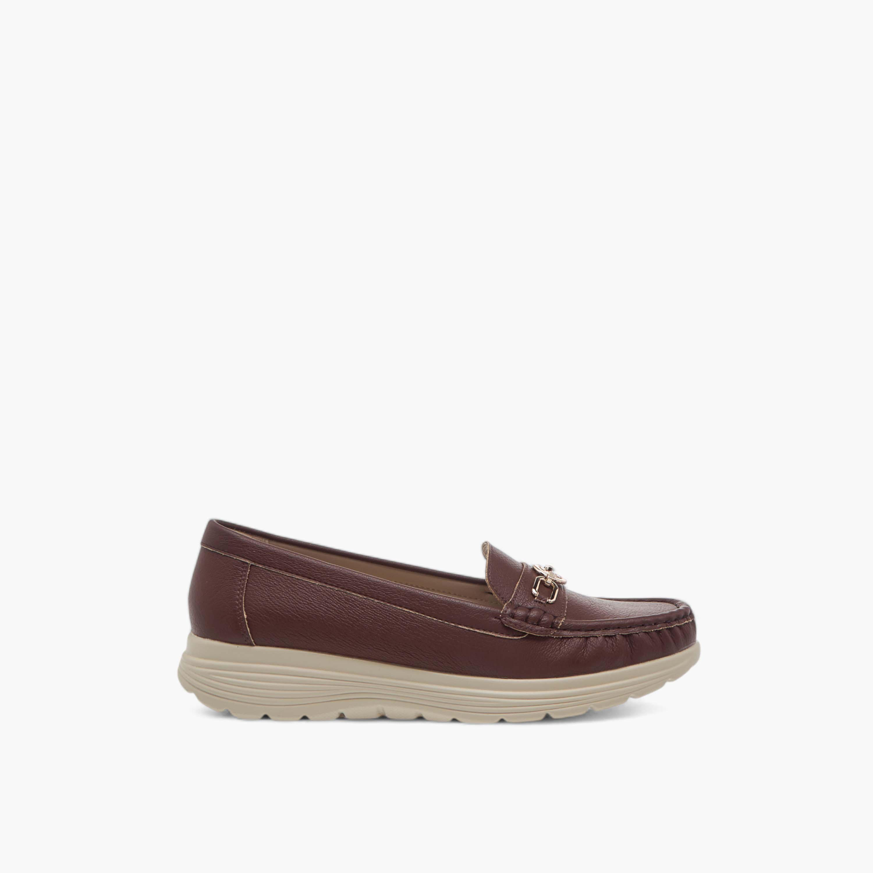 Le Confort Metal Accent Slip-On Comfort Loafers-women-shoes-loafersandmoccasins-image-3