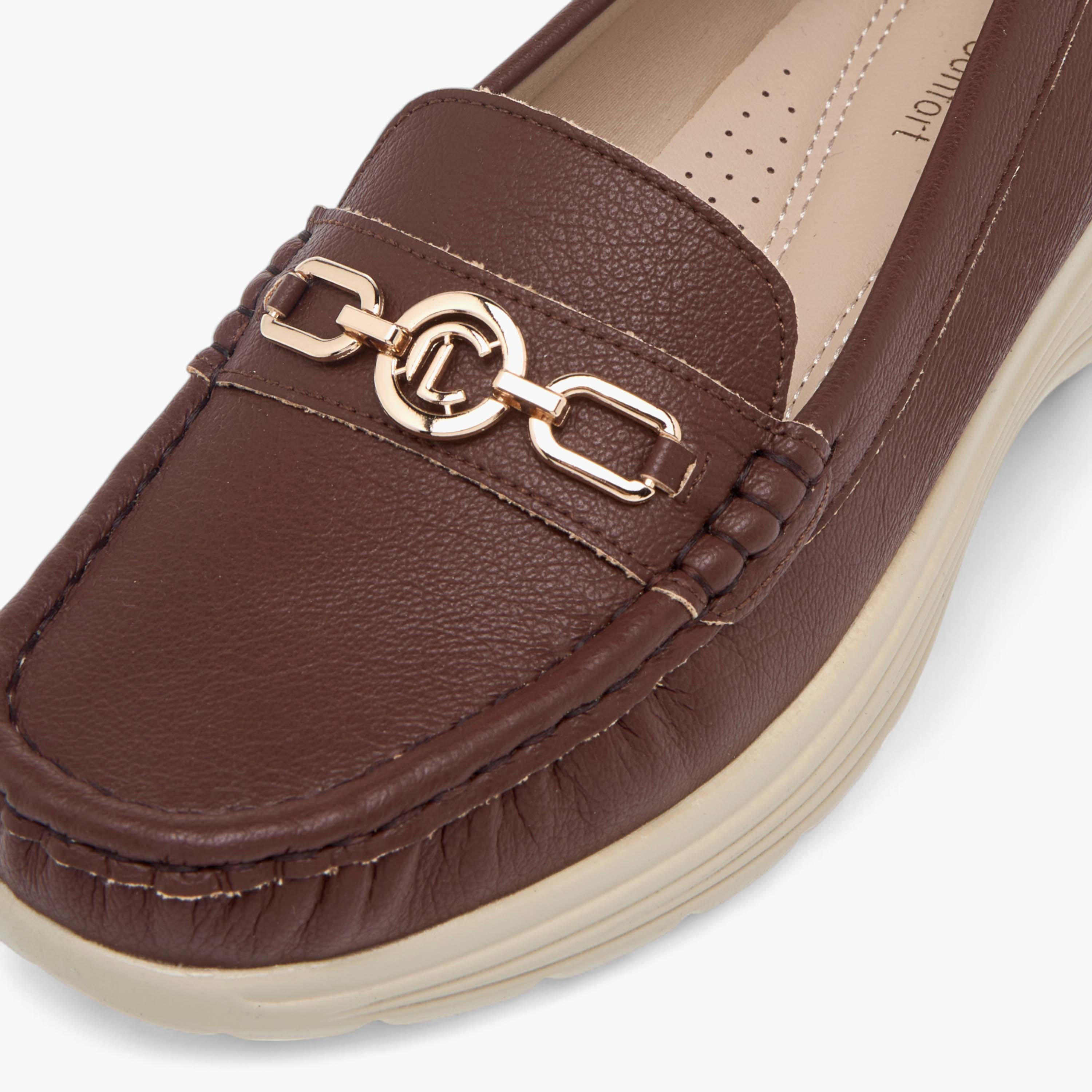Le Confort Metal Accent Slip-On Comfort Loafers-women-shoes-loafersandmoccasins-image-4