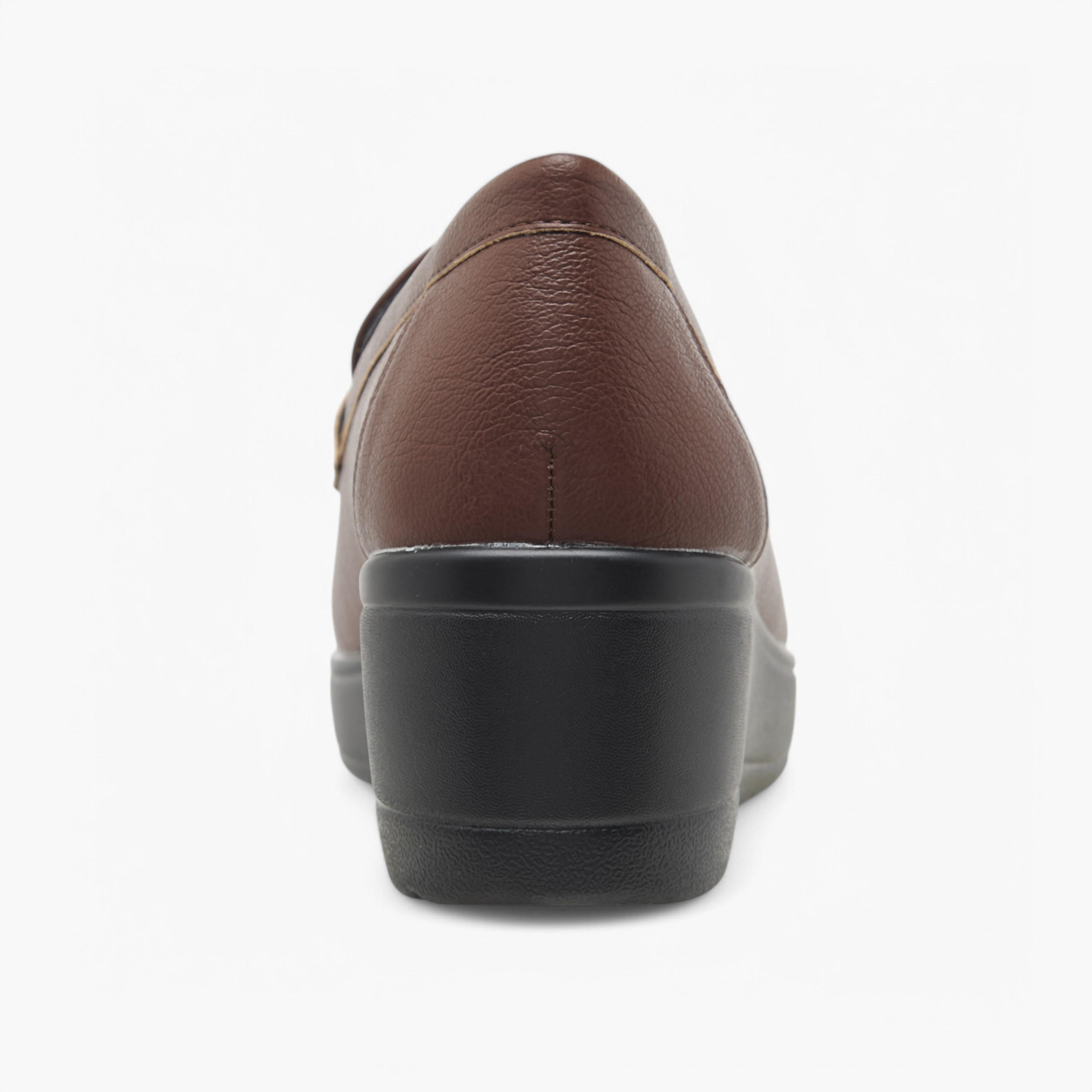 Le Confort Metal Accent Slip-On Comfort Loafers with Wedge Heels-women-shoes-loafersandmoccasins-image-5