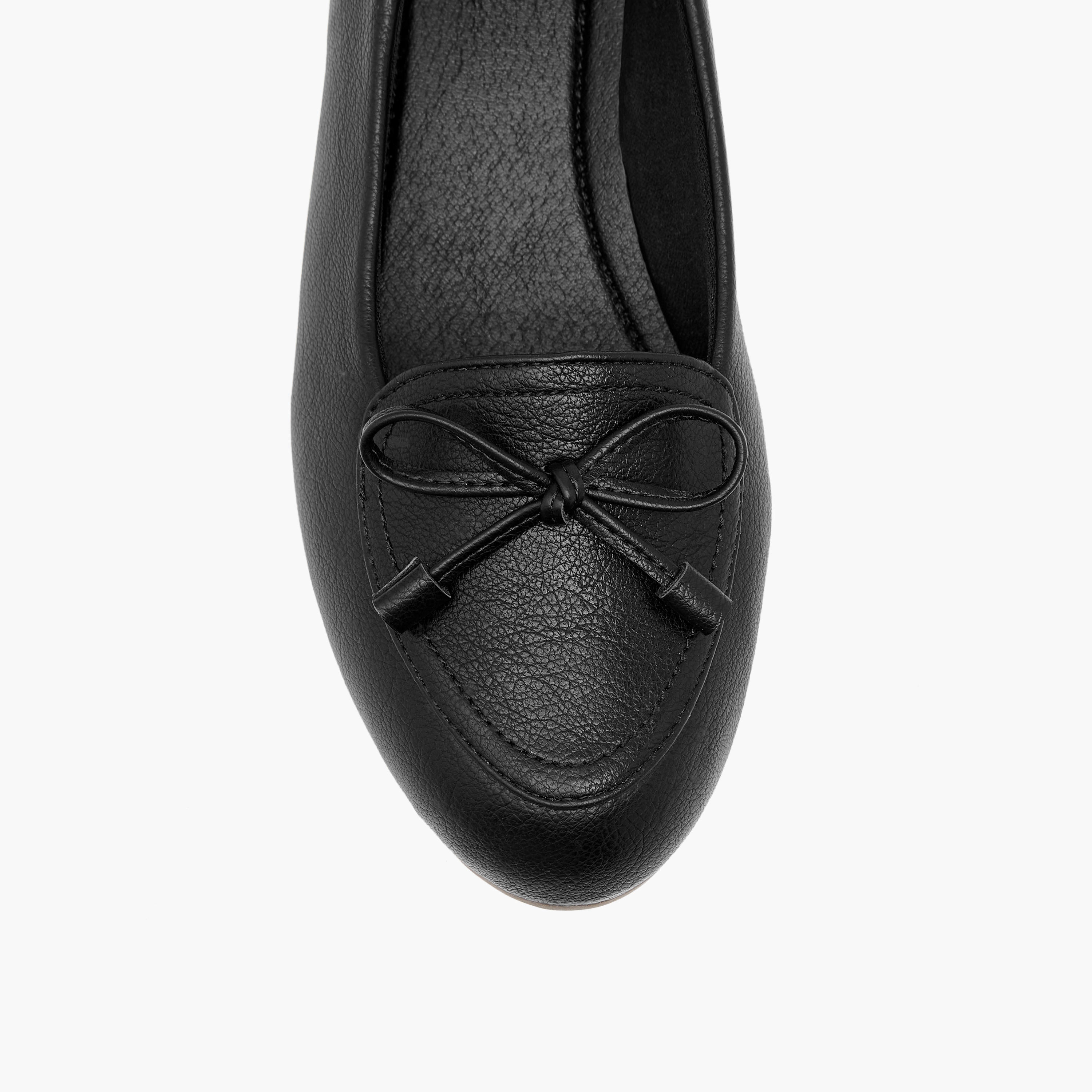 Le Confort Bow Detail Comfort Ballerina Shoes with Wedge Heels-women-shoes-ballerinas-image-10