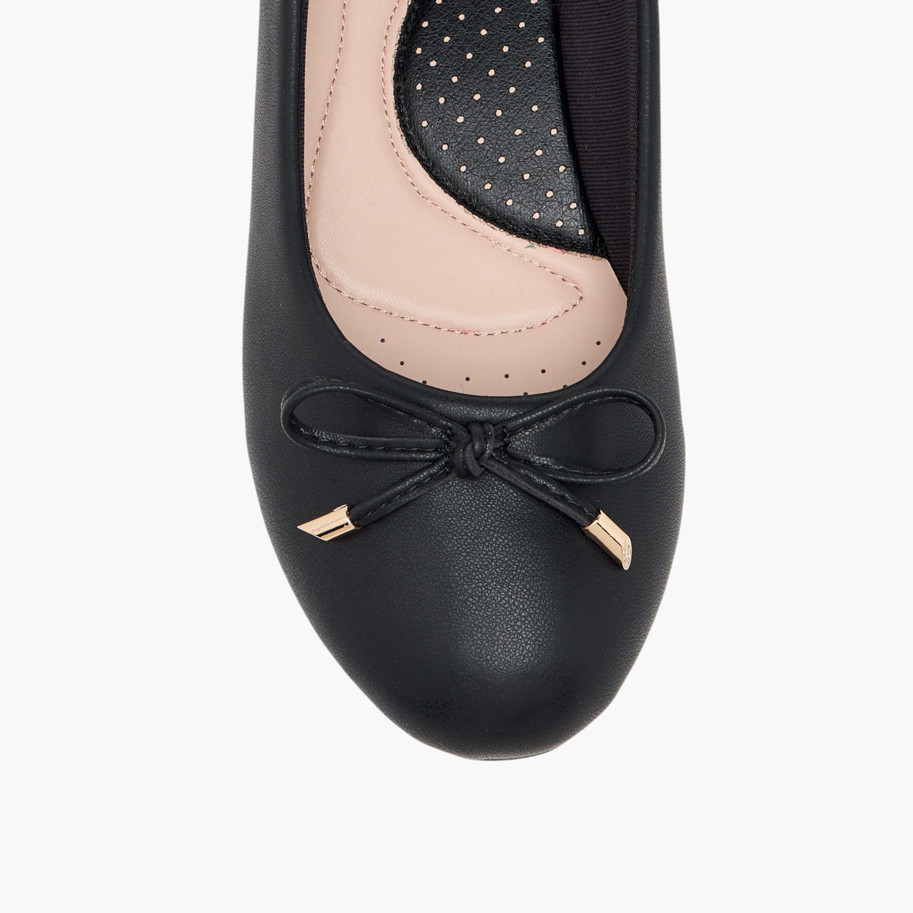 Celeste Women's Bow Detail Slip-On Ballerina Shoes-women-shoes-ballerinas-image-4