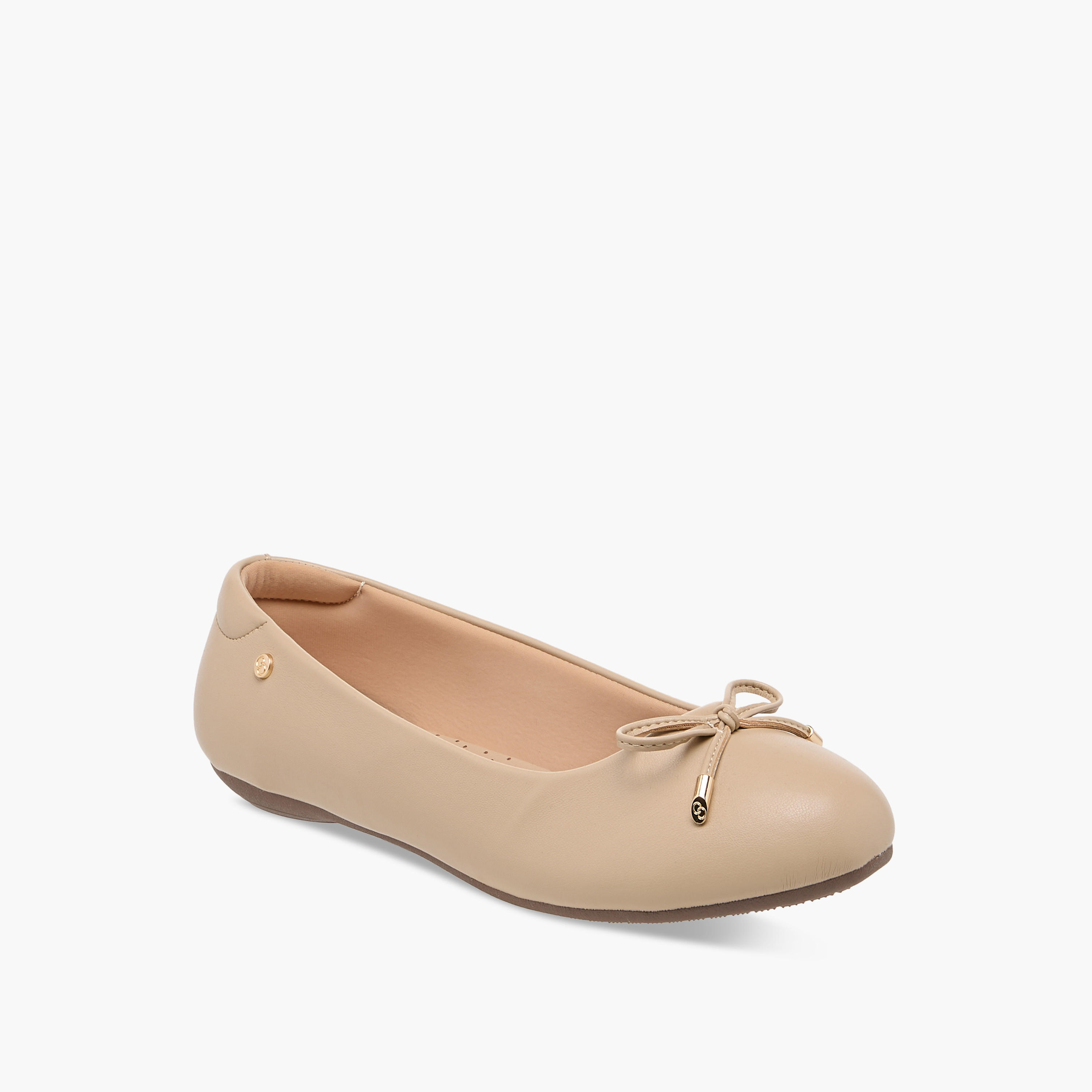 Celeste Women's Bow Detail Slip-On Ballerina Shoes-women-shoes-ballerinas-image-2