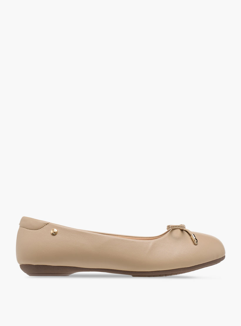 Celeste Women's Bow Detail Slip-On Ballerina Shoes-women-shoes-ballerinas-image-3