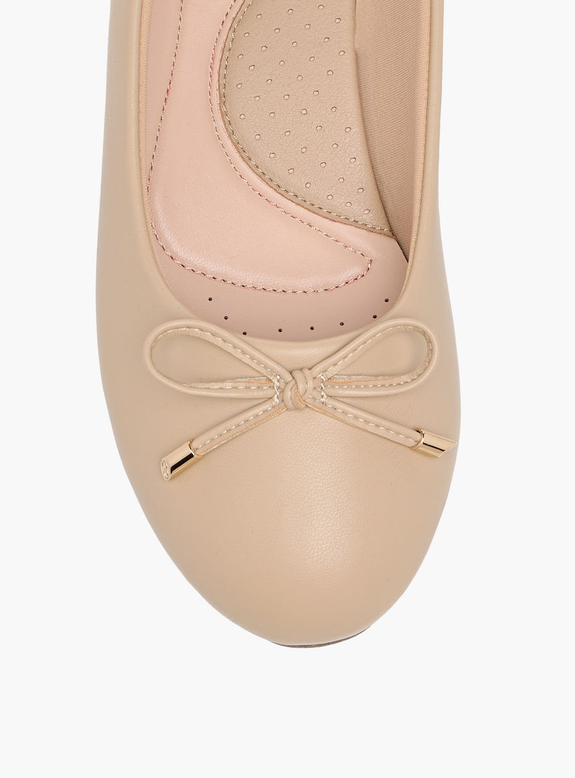 Celeste Women's Bow Detail Slip-On Ballerina Shoes-women-shoes-ballerinas-image-4