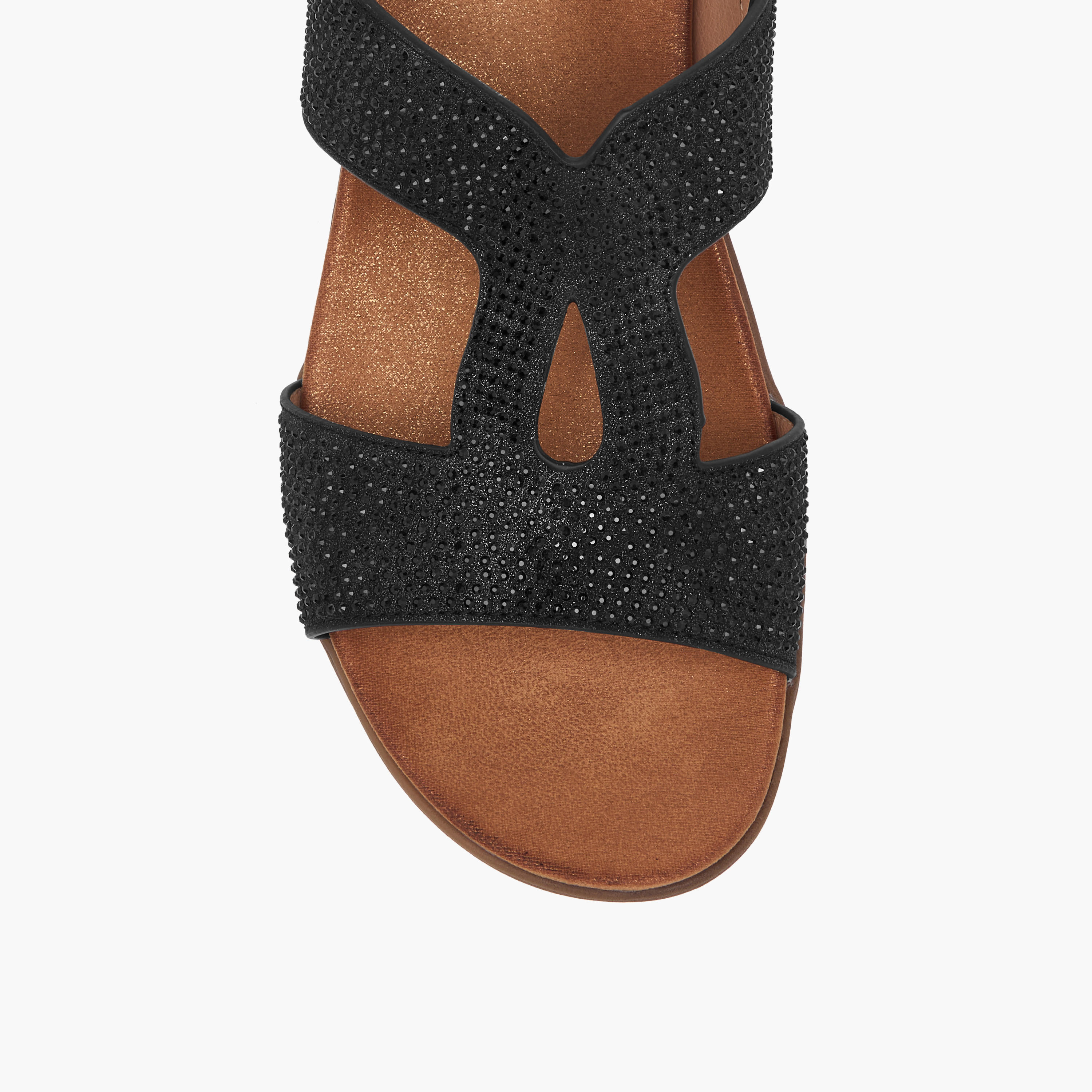 صندل مريح مزين بشريط إغلاق لاصق من لو كونفورت-women-shoes-flats-sandals-image-4