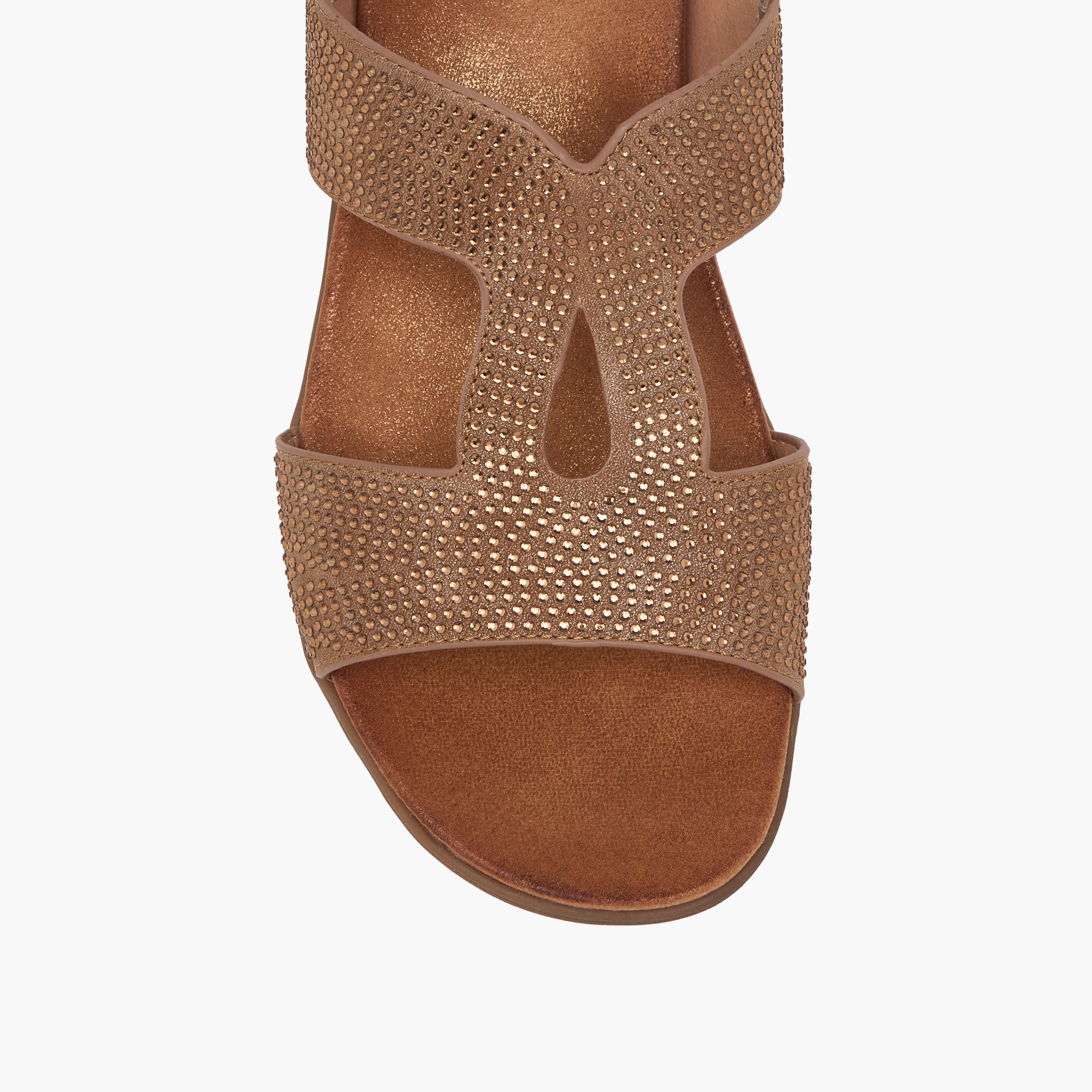 صندل مريح مزين بشريط إغلاق لاصق من لو كونفورت-women-shoes-flats-sandals-image-4