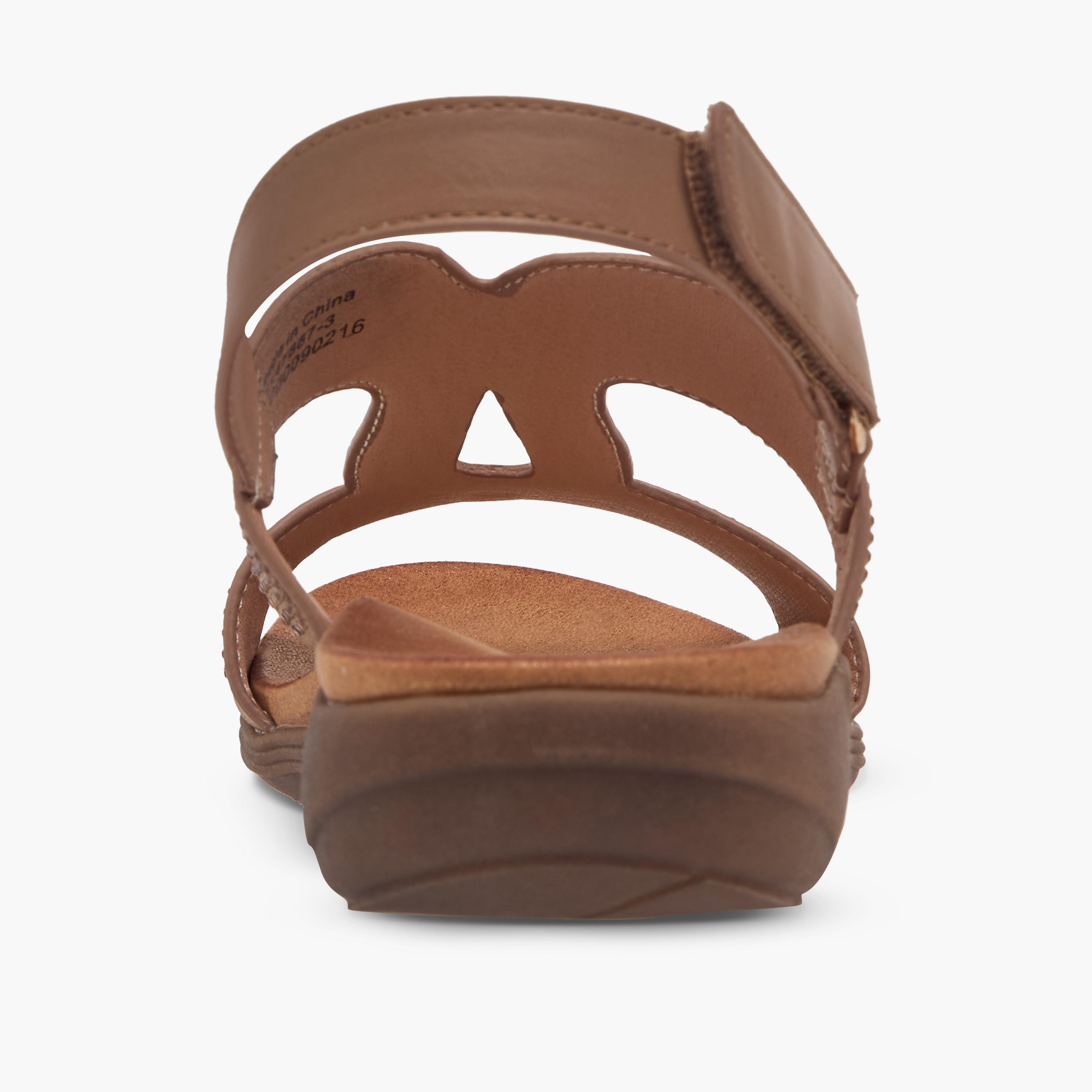 Le Confort Embellished Comfort Sandals with Hook and Loop Closure-women-shoes-flats-sandals-image-5