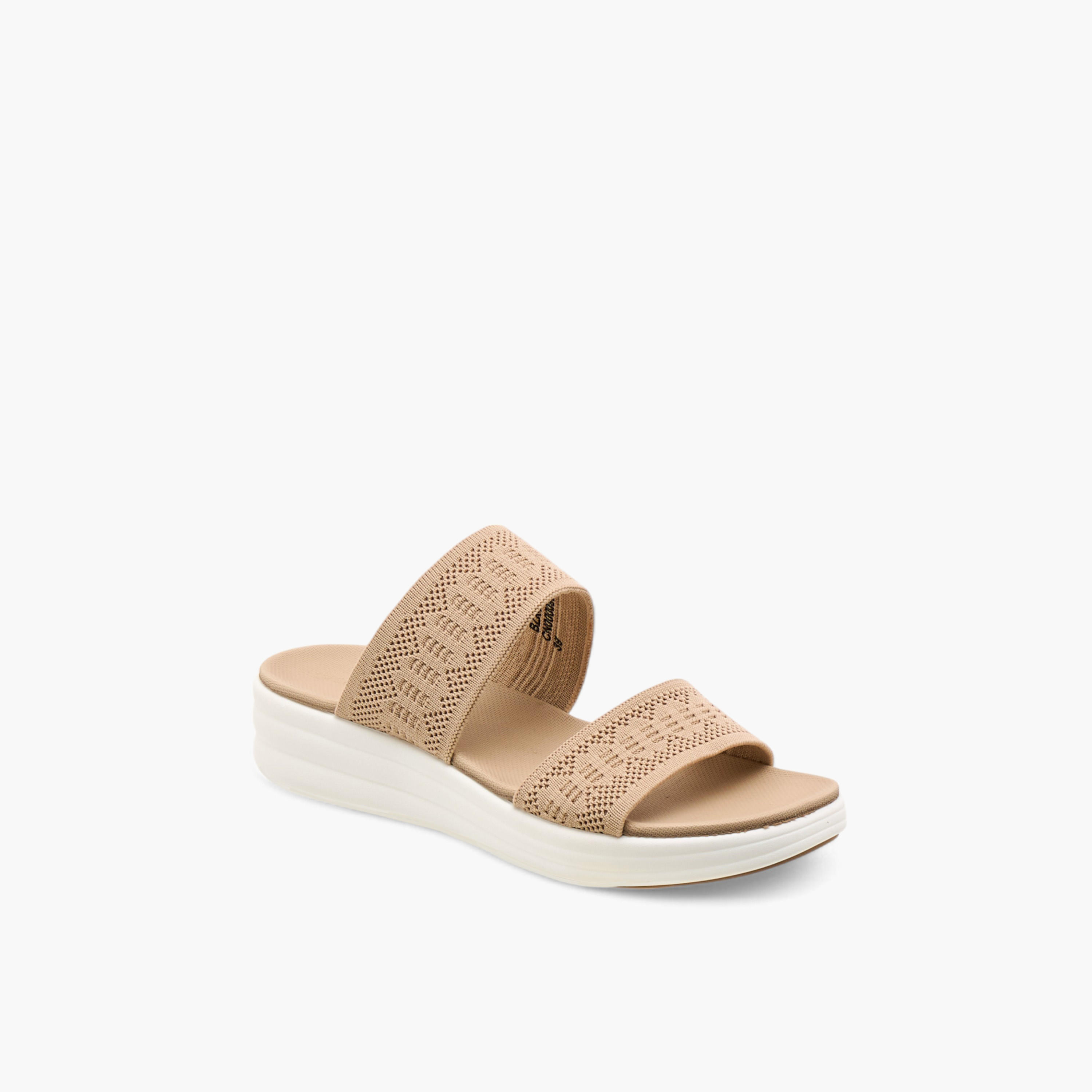 Le Confort Flyknit Detail Slip-On Comfort Sandals-women-shoes-sandals-heeled-image-2