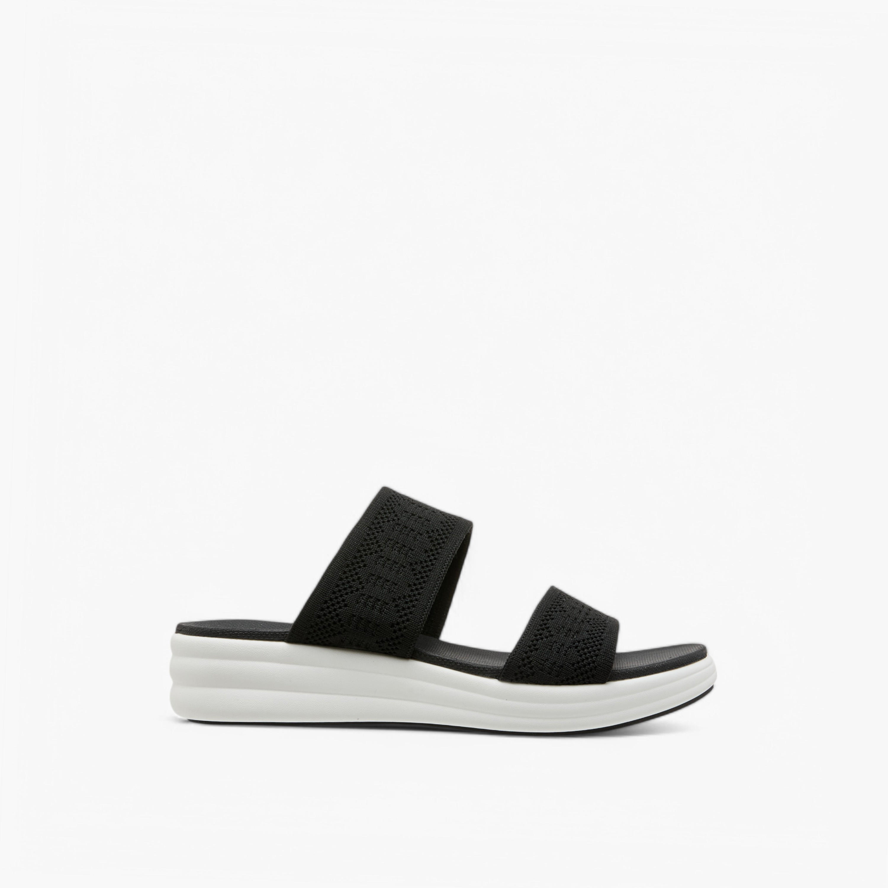 Le Confort Flyknit Detail Slip-On Comfort Sandals-women-shoes-sandals-heeled-image-3