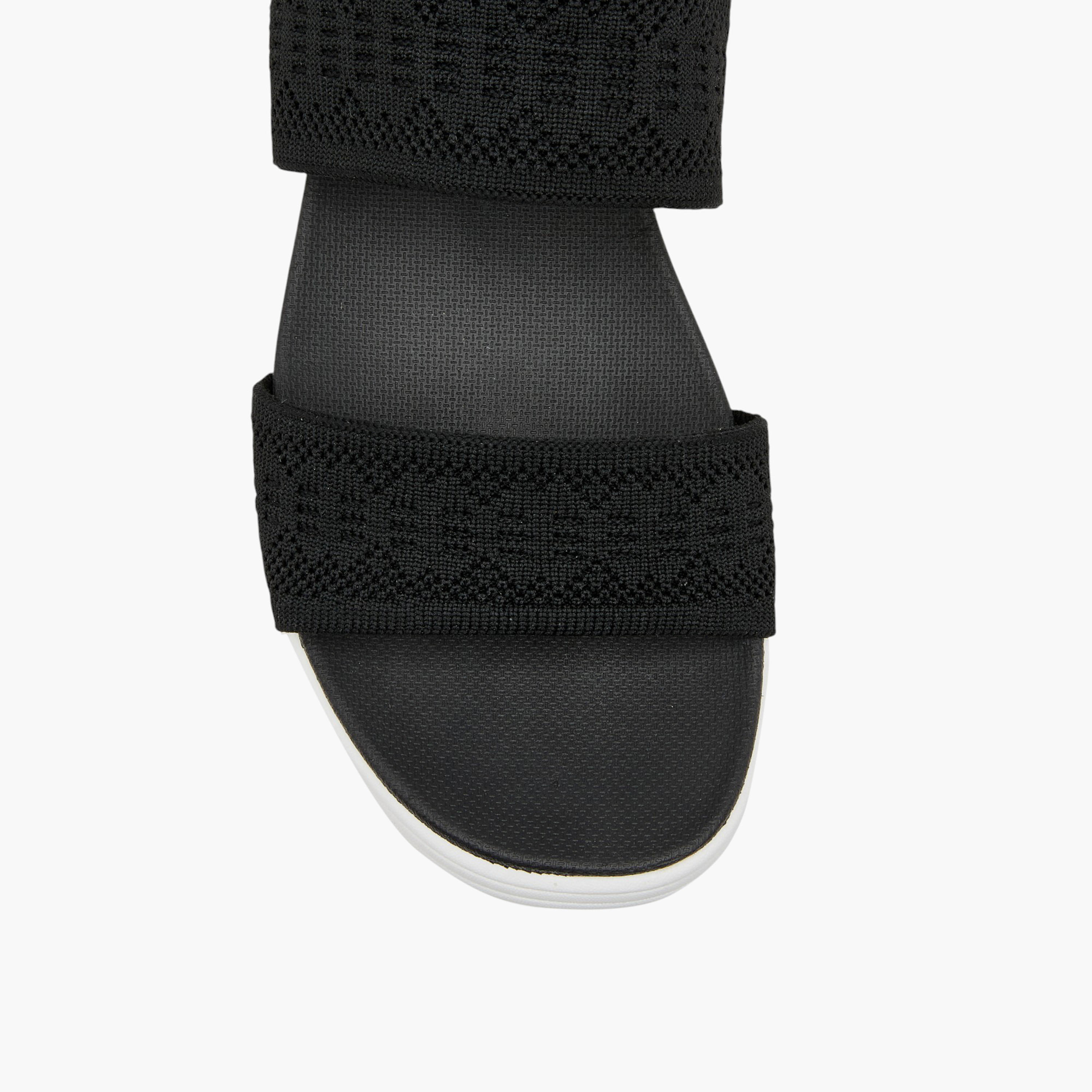 Le Confort Flyknit Detail Slip-On Comfort Sandals-women-shoes-sandals-heeled-image-4