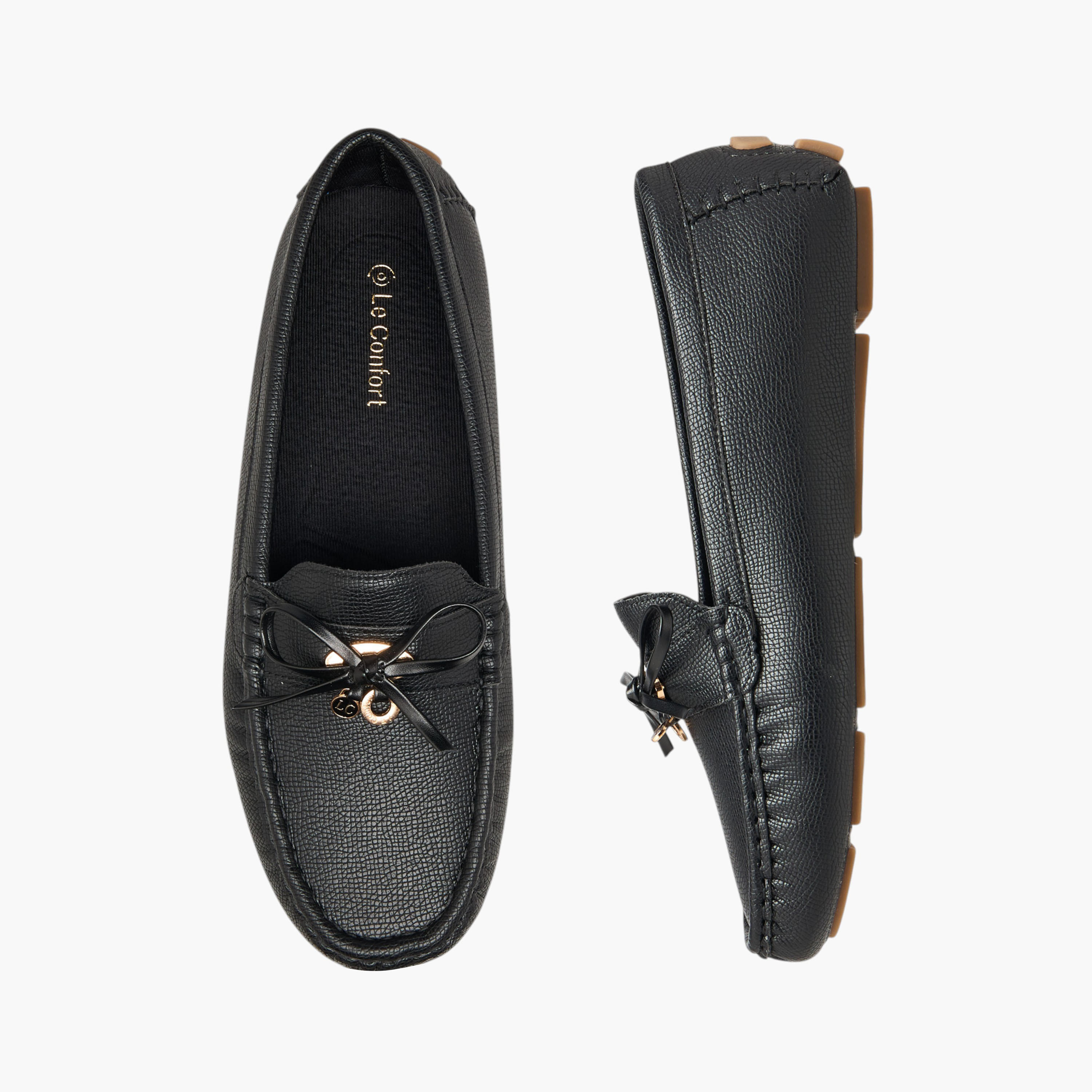 Le Confort Bow Accent Moccasins-women-shoes-loafersandmoccasins-image-1