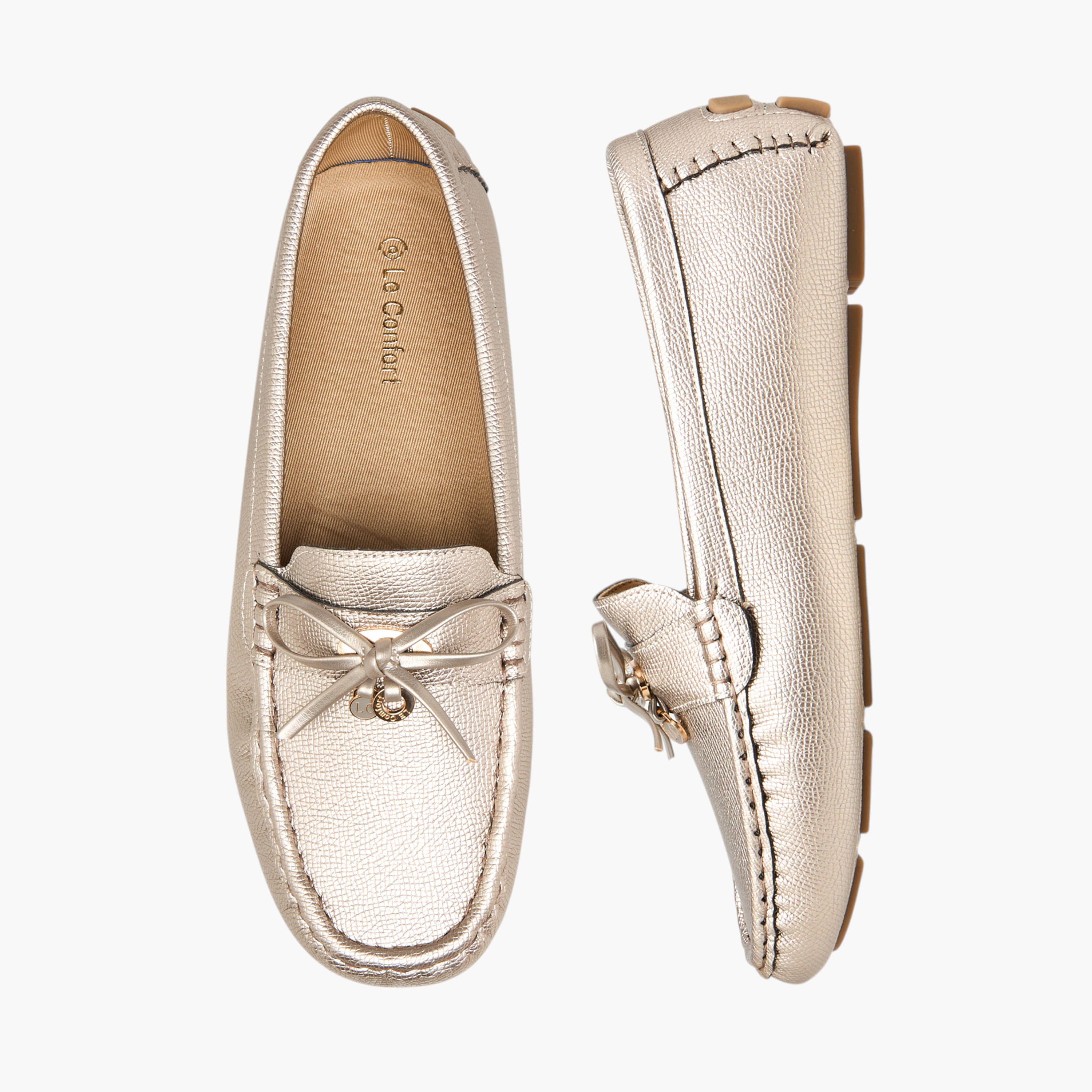 Le Confort Bow Accent Moccasins-women-shoes-loafersandmoccasins-image-1