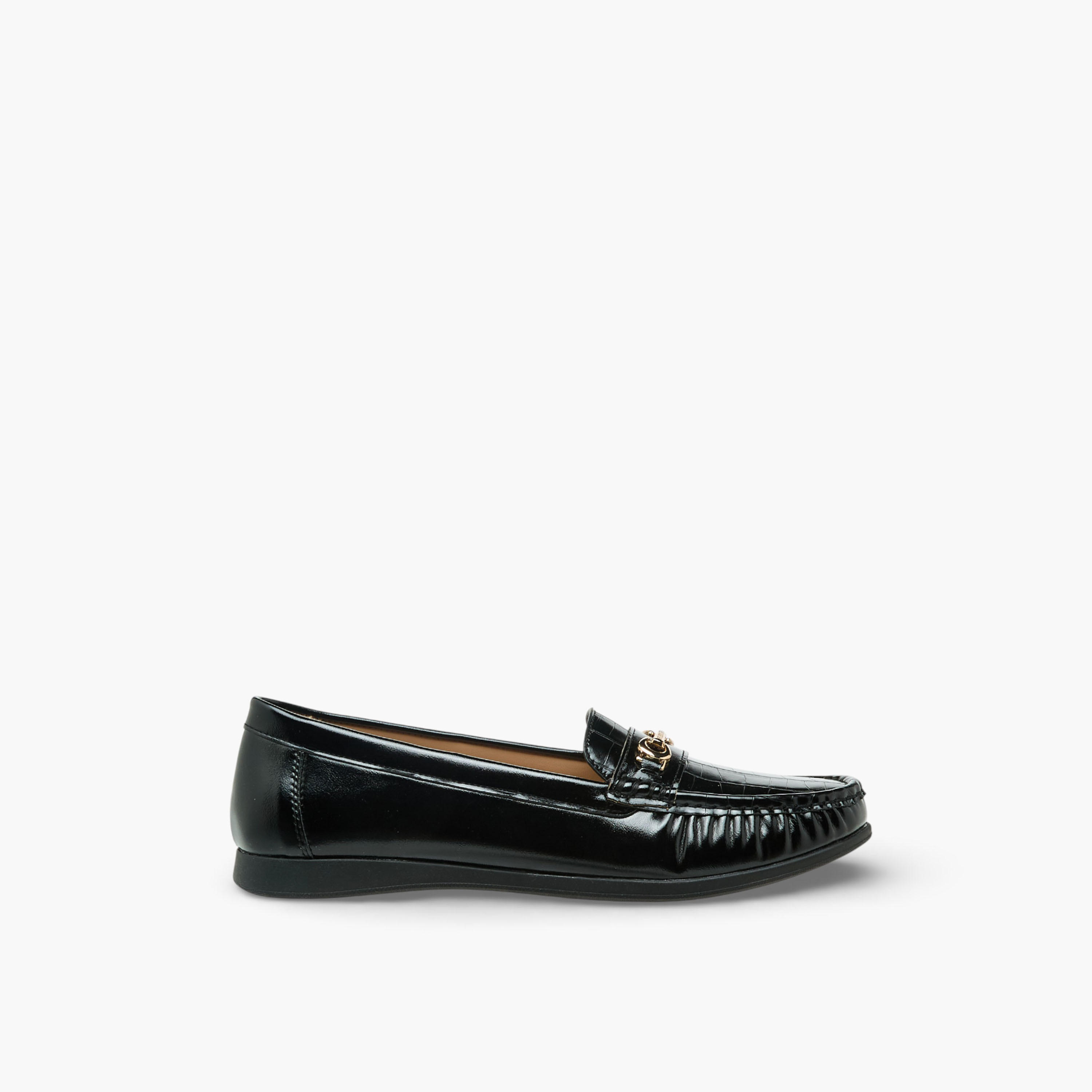 Flora Bella Women Textured Slip-On Loafers-women-shoes-flats-loafers-image-4