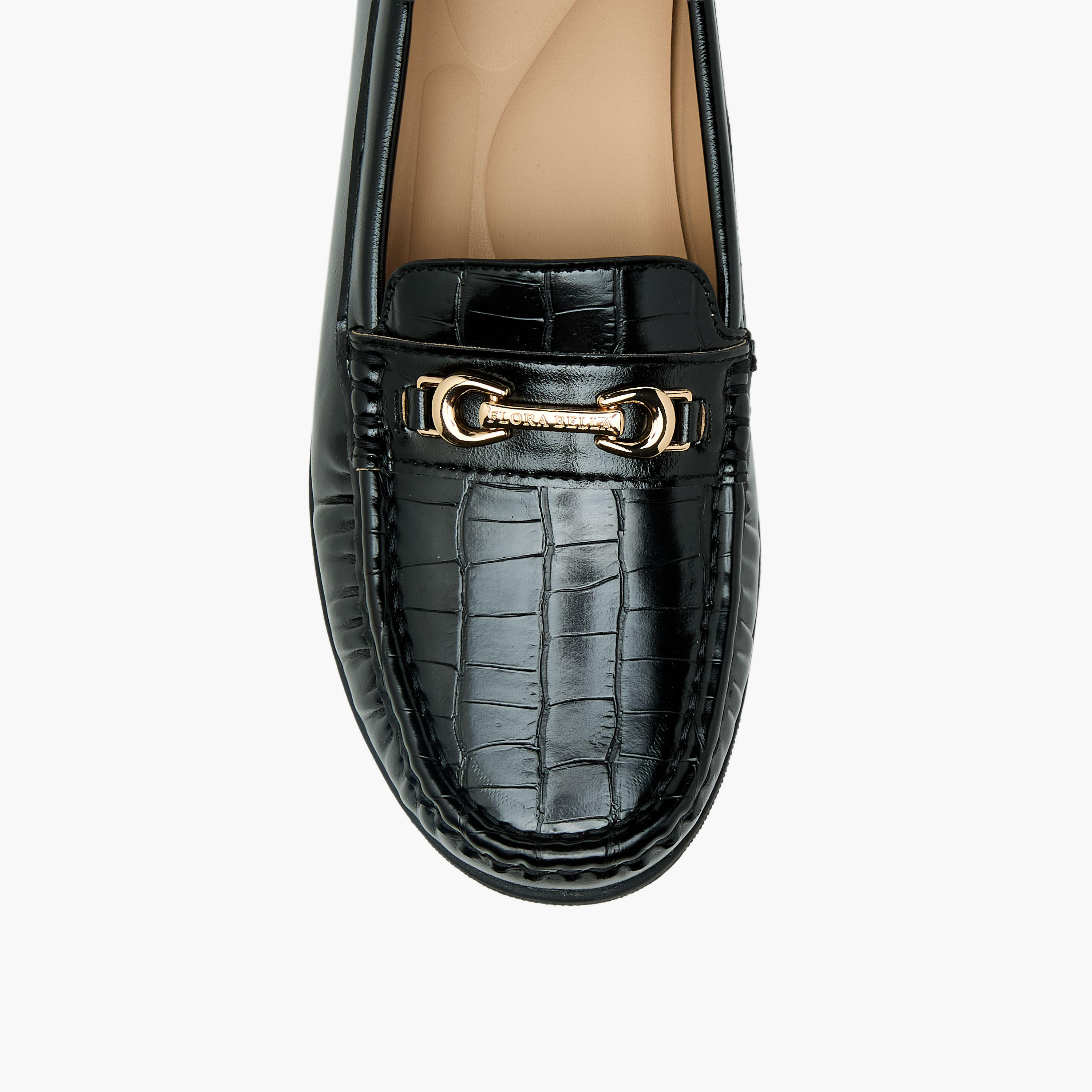 Flora Bella Women Textured Slip-On Loafers-women-shoes-flats-loafers-image-5