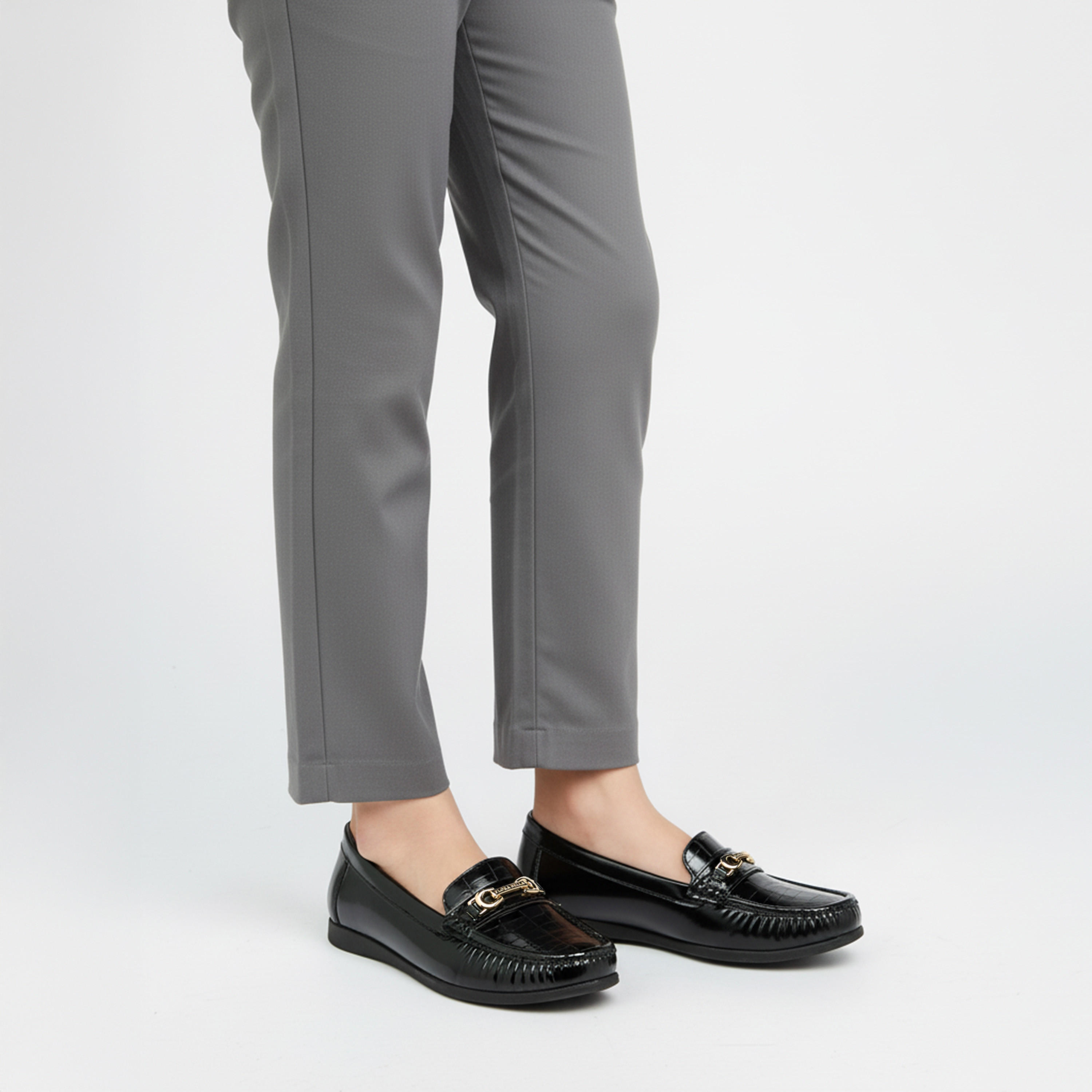 Flora Bella Women Textured Slip-On Loafers-women-shoes-flats-loafers-image-2