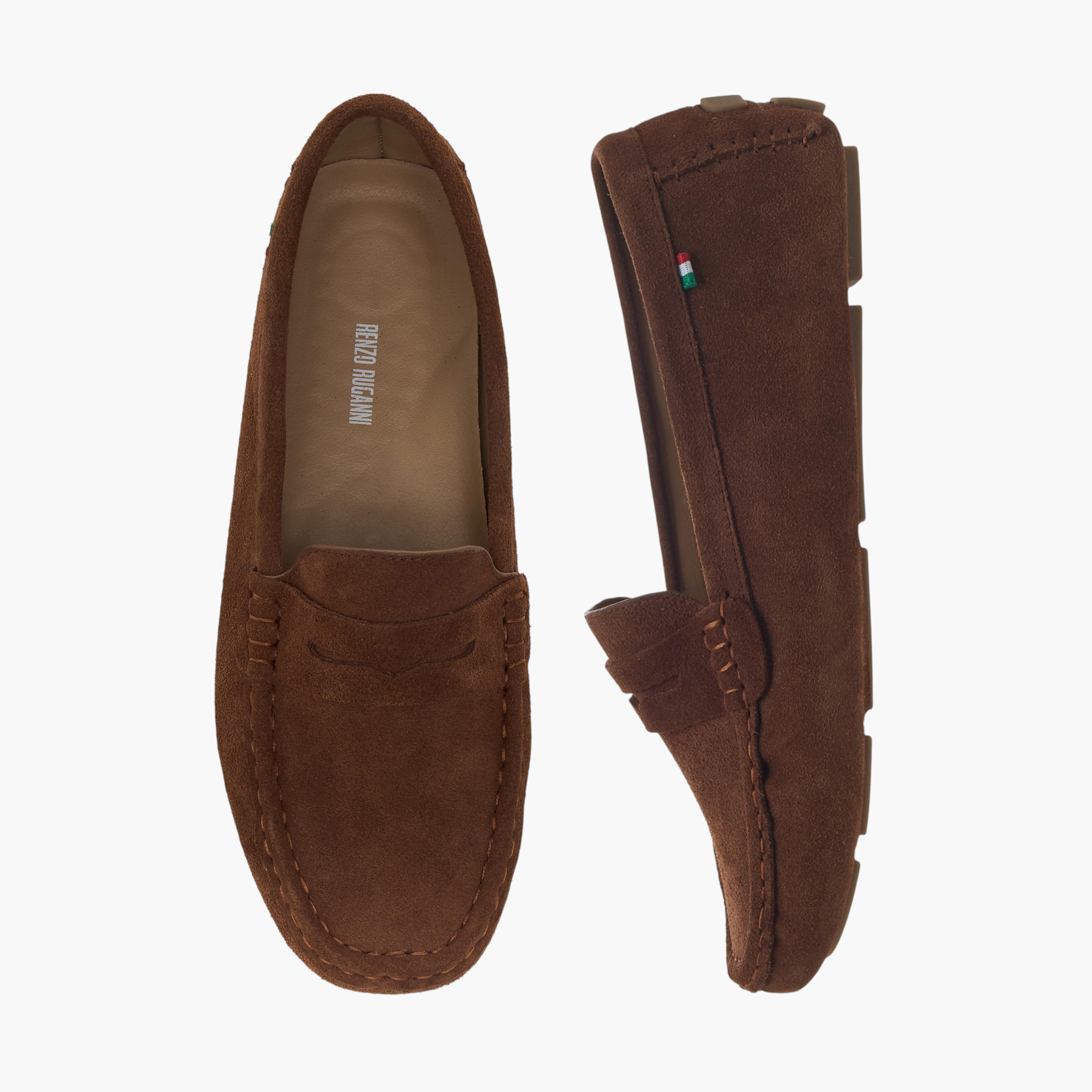 Renzo Ruganni Women Slip-On Moccasins-women-shoes-flats-loafers-image-1