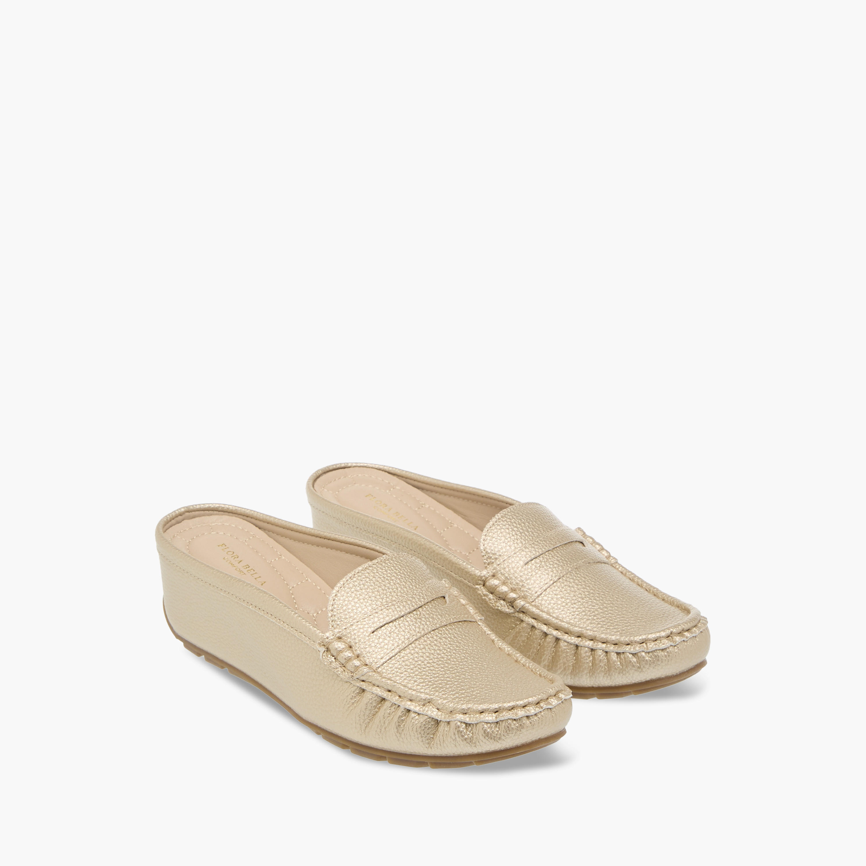 Flora Bella Cutout Detail Slip-On Comfort Mules-women-shoes-loafersandmoccasins-image-1
