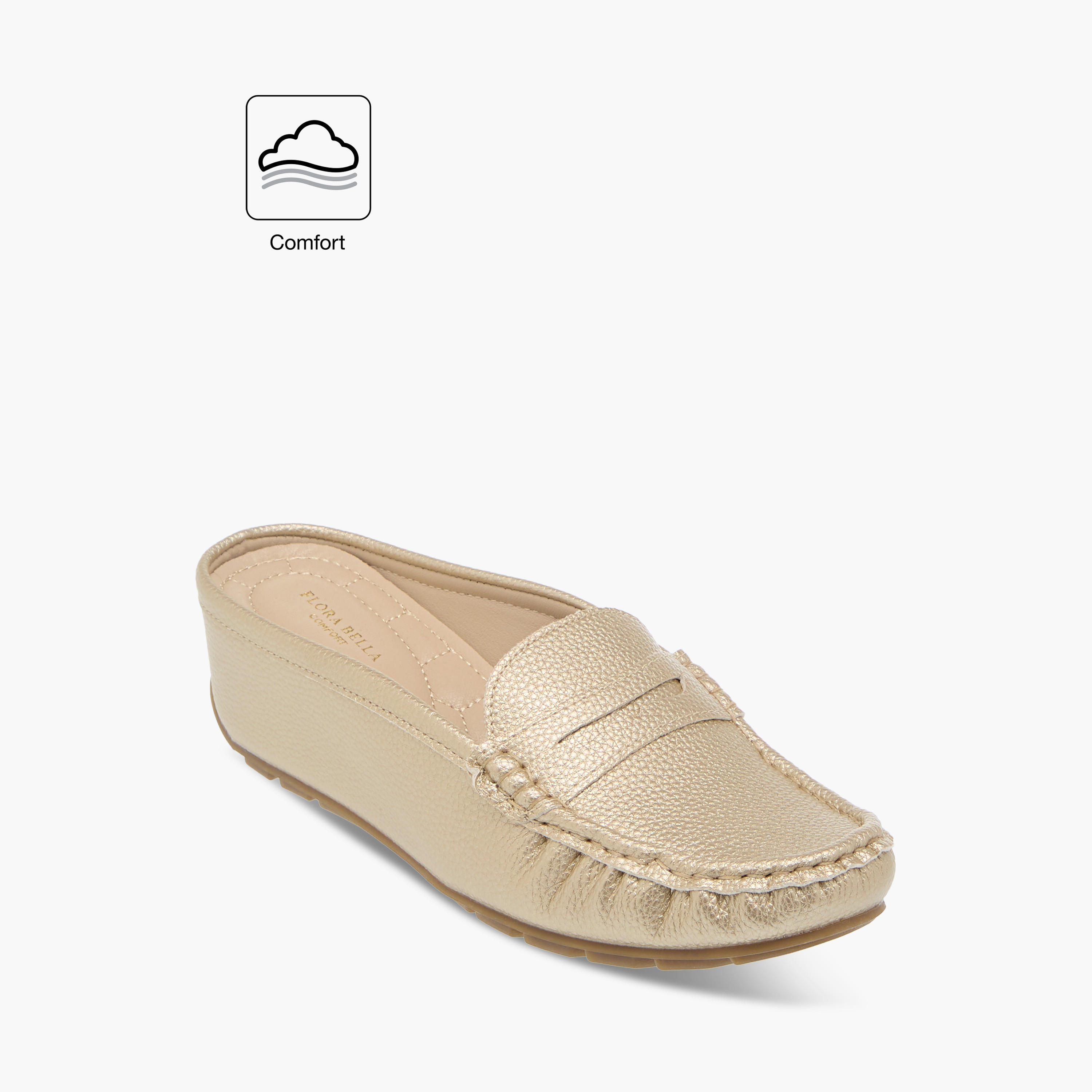 Flora Bella Cutout Detail Slip-On Comfort Mules-women-shoes-loafersandmoccasins-image-2