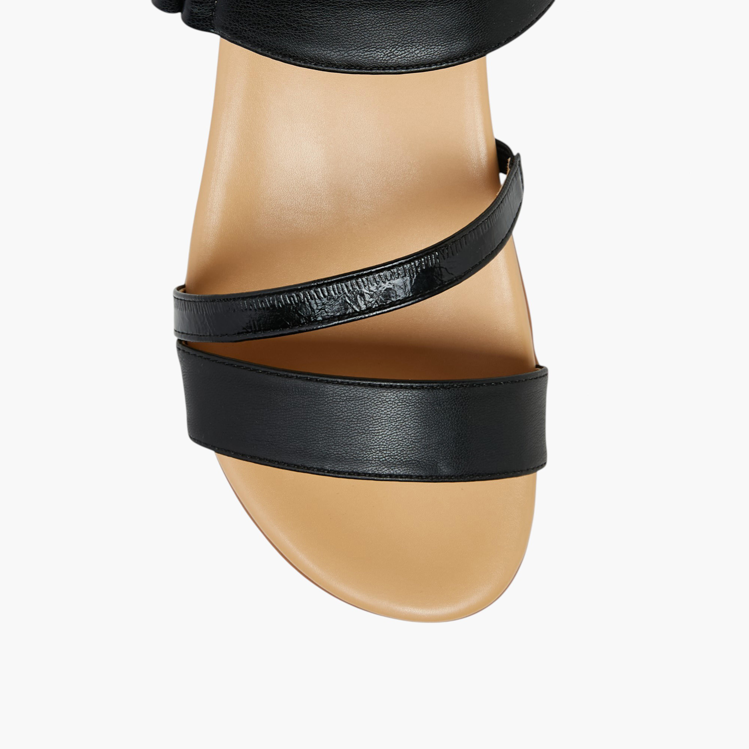 Le Confort Strappy Sandals with Hook and Loop Closure-women-shoes-sandals-heeled-image-4